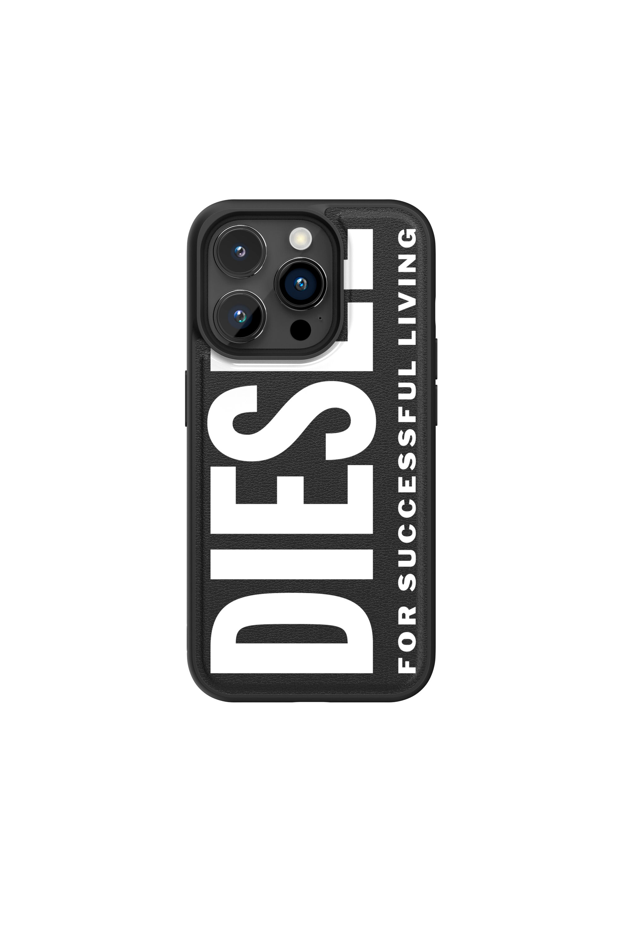 Diesel - 54166 MOULDED CASE, Unisex Moulded case cover iP15 Pro in Black - Image 2