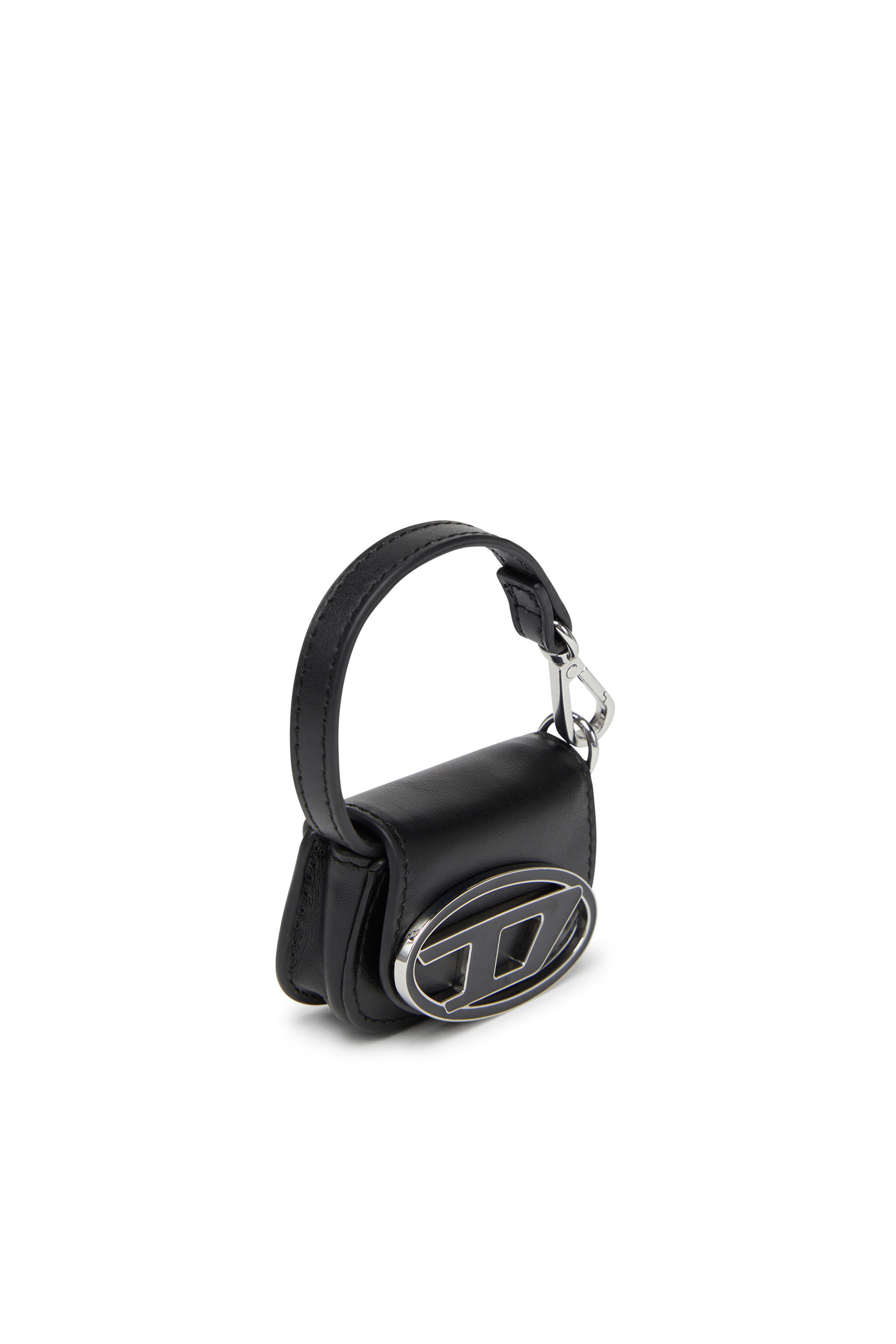 Diesel - 1DR MICRO, Woman's Leather bag charm in Black - 4