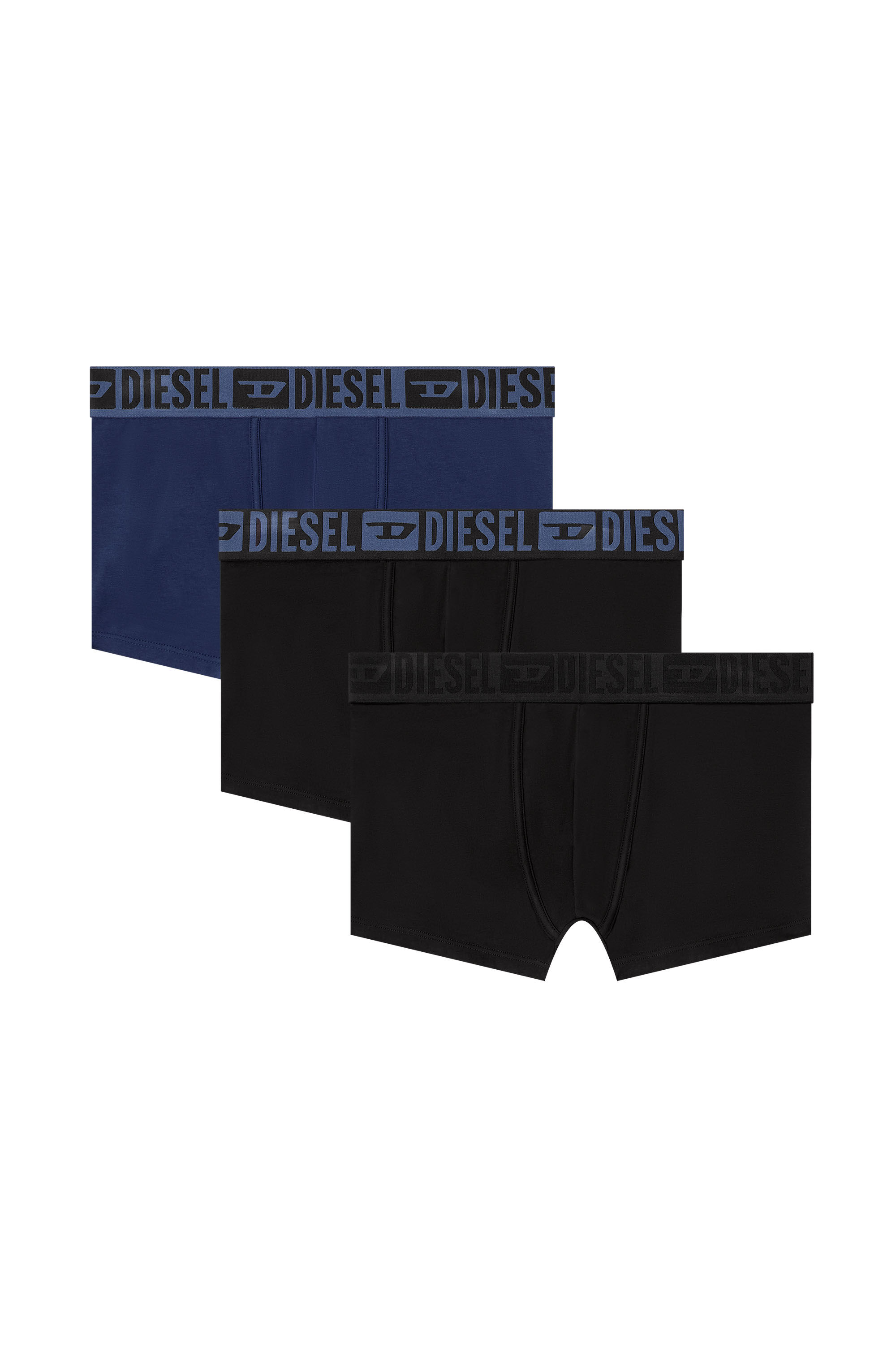Diesel - MIKE-D-CORE-3PACK, Man's 3-pack of stretch cotton boxers with tonal waistband in null - 2