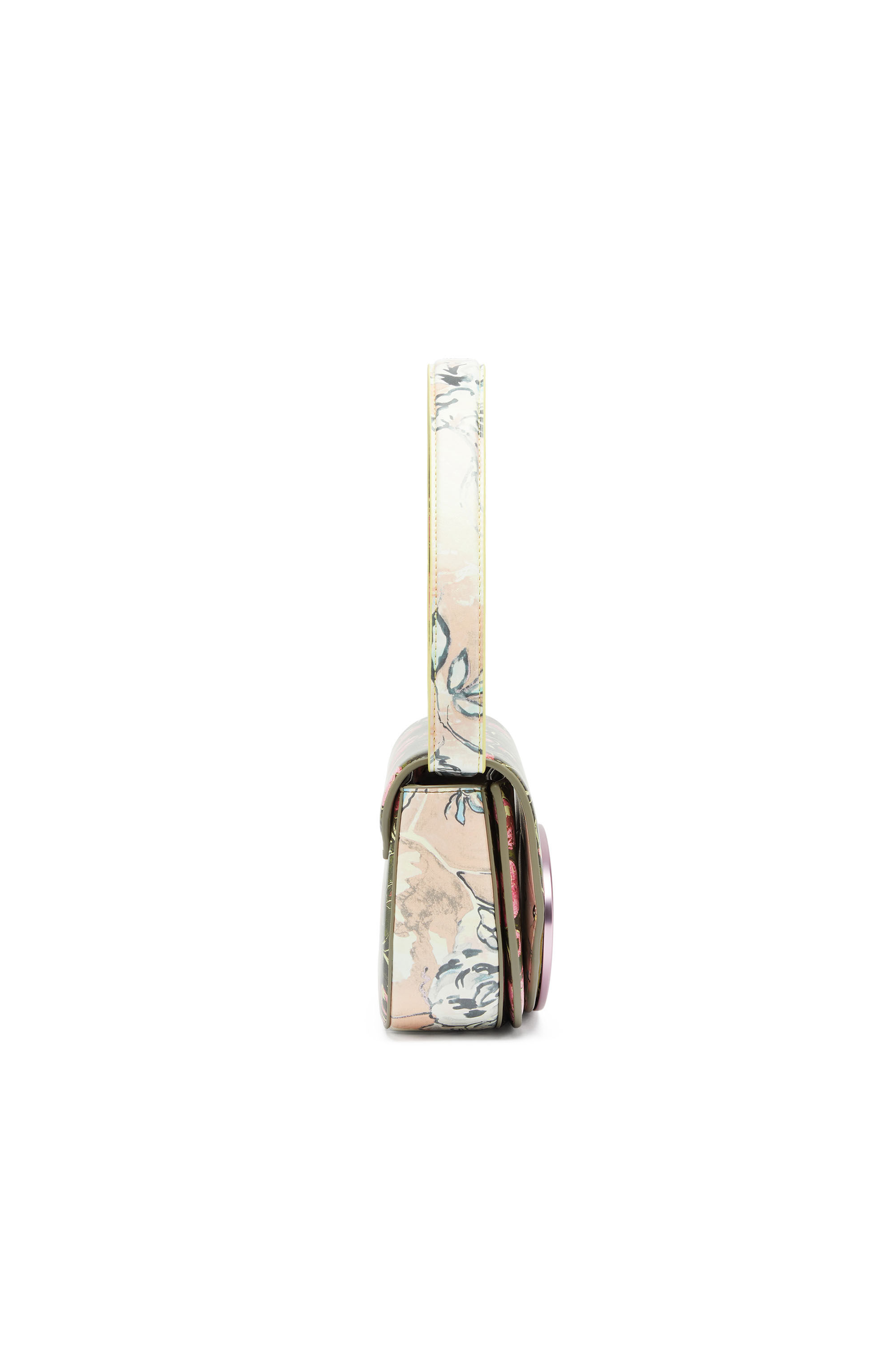 Diesel - 1DR, Woman's 1DR-Iconic shoulder bag with floral print in Multicolor - 5