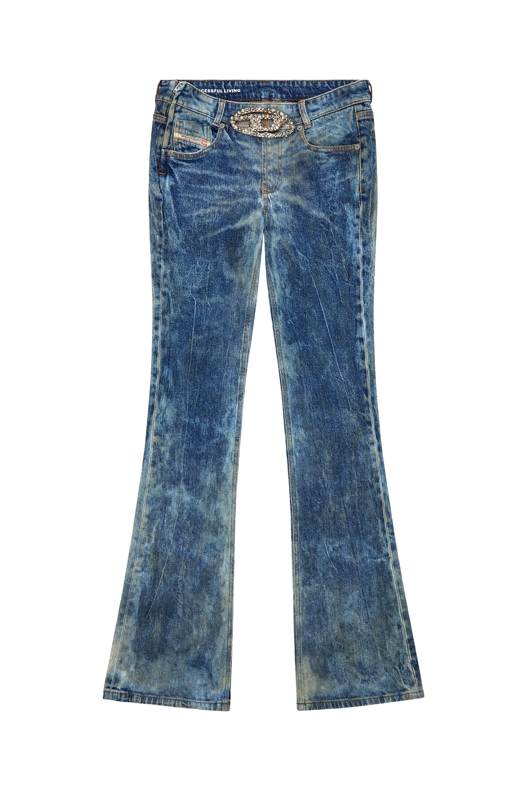 Diesel - Woman Bootcut and Flare Jeans 1969 D-Ebbey 0PGAL, Dark Blue - Image 2