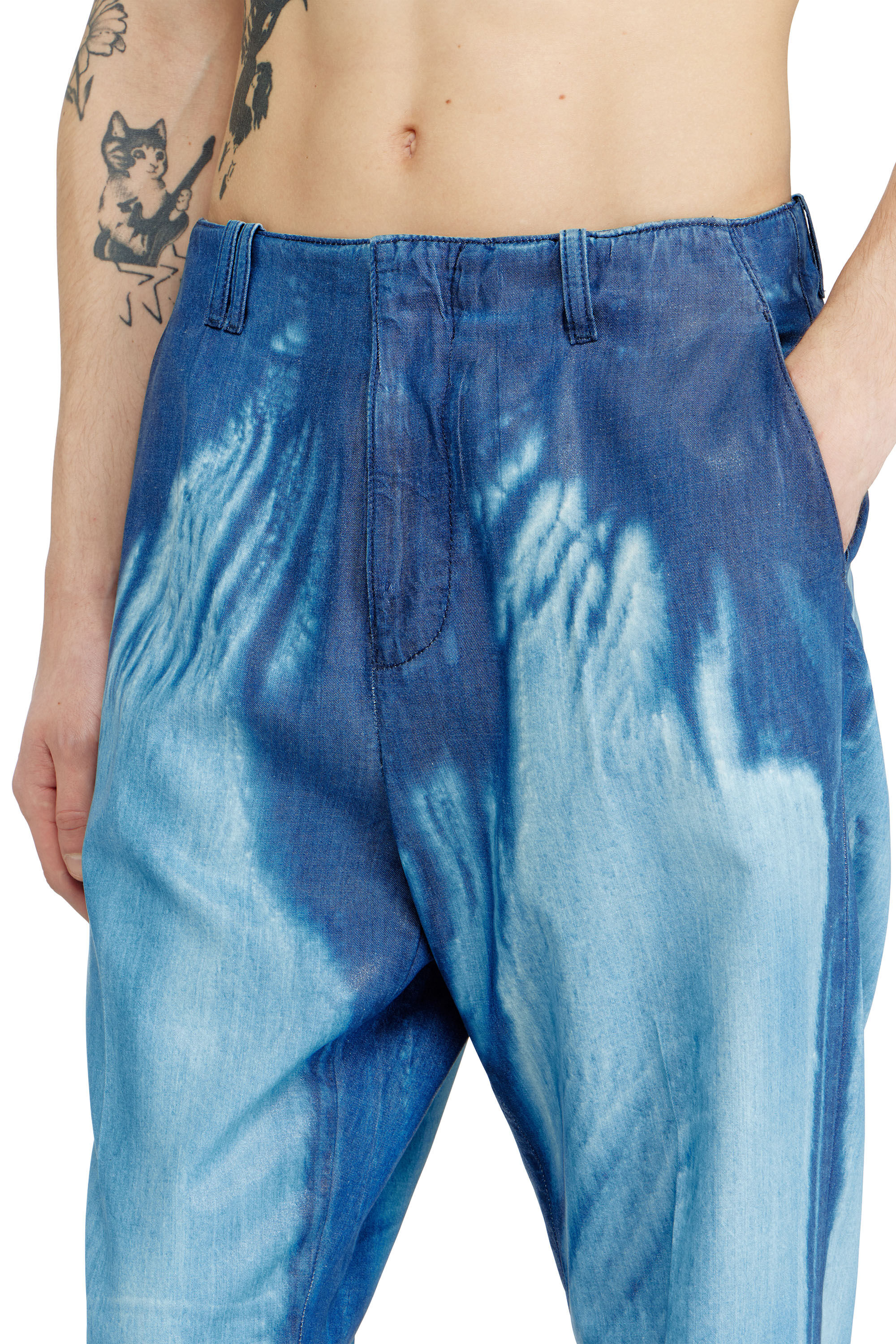 Diesel - Man's Slim Jeans D-ASKAR 068XC, Medium blue - 5