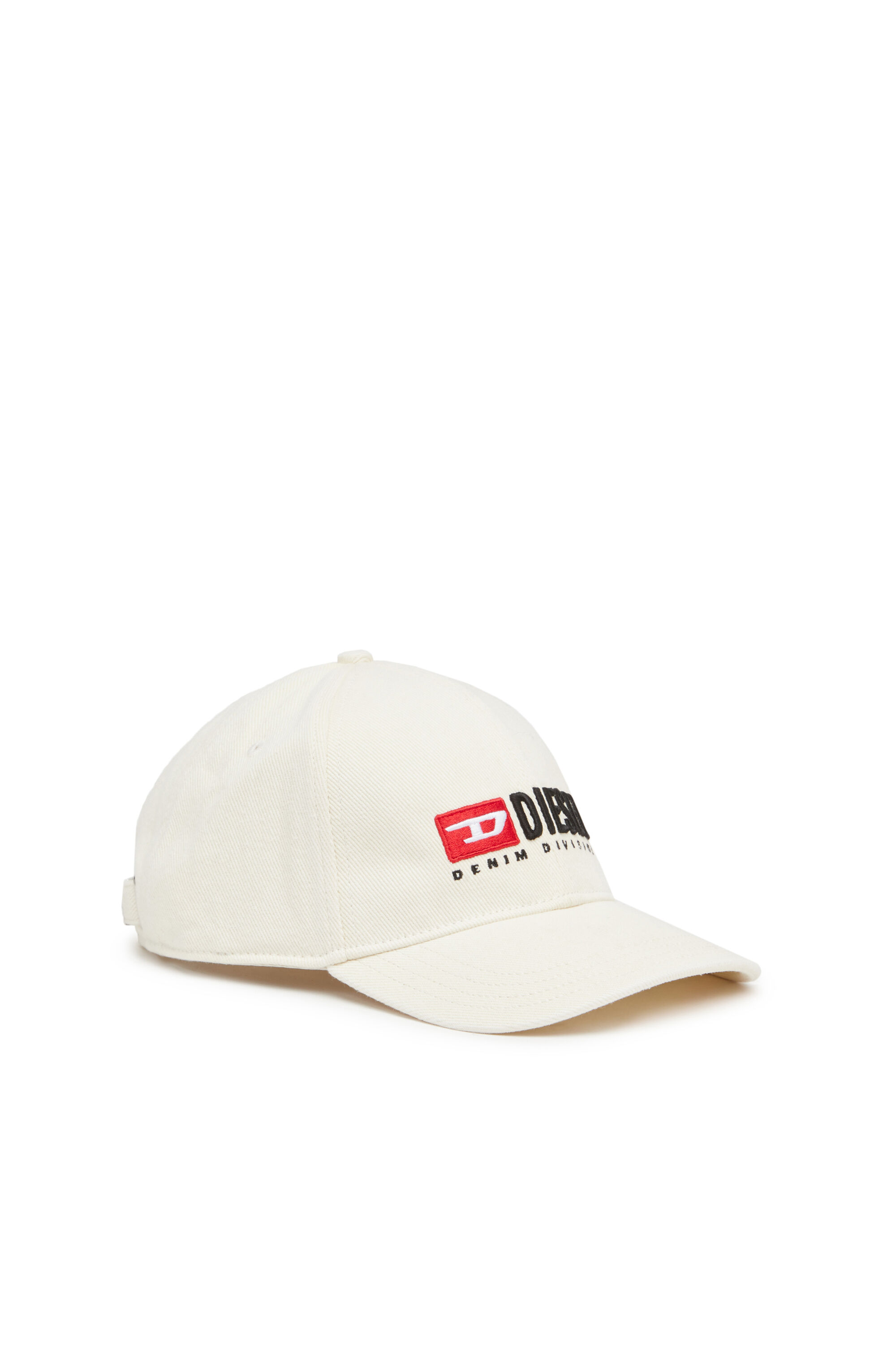 Diesel - CORRY-DIV-WASH, Man Baseball cap with logo embroidery in White - Image 1