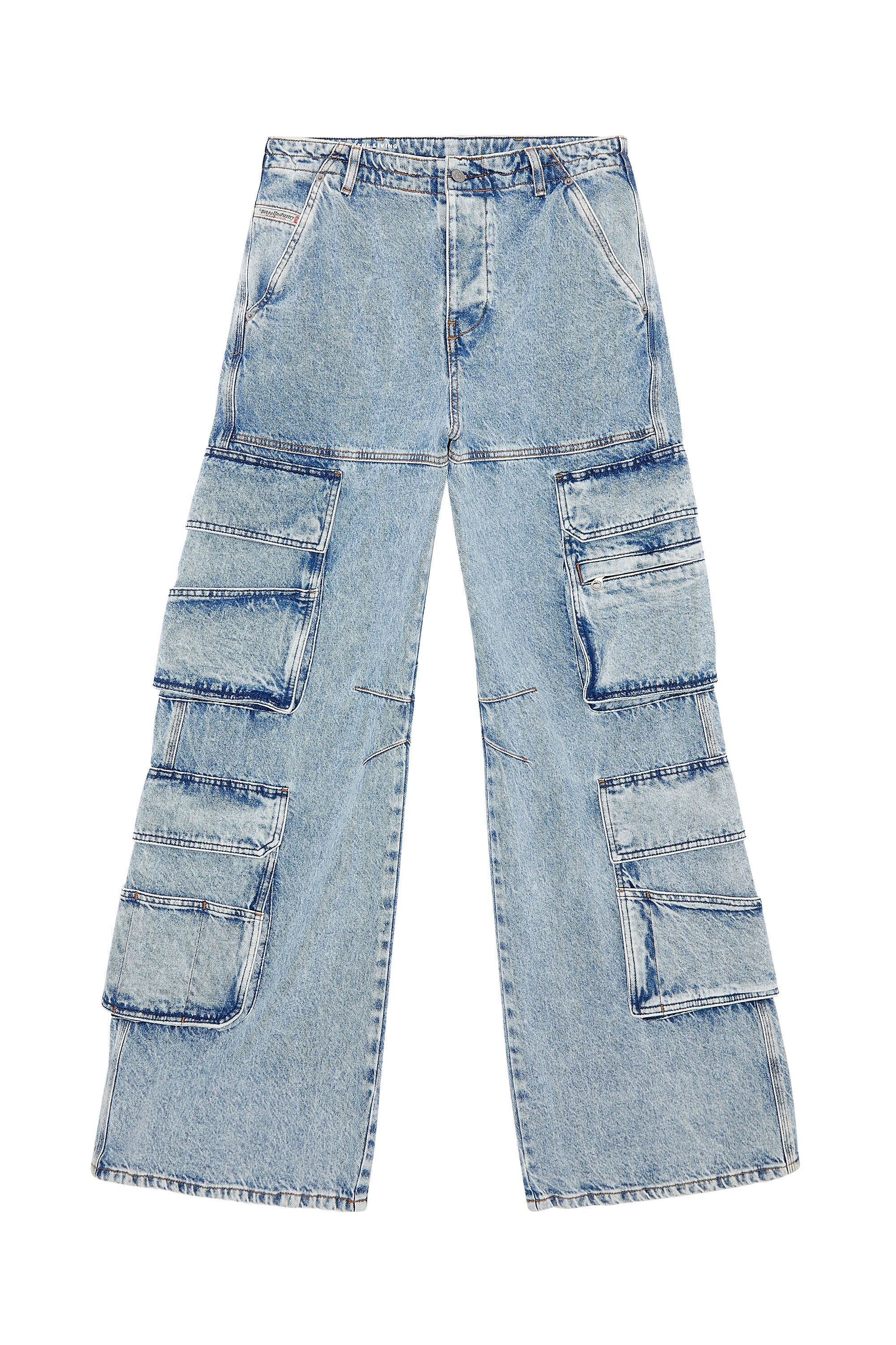 Diesel - Woman Straight Jeans 1996 D-Sire 0NJAA, Light Blue - Image 2