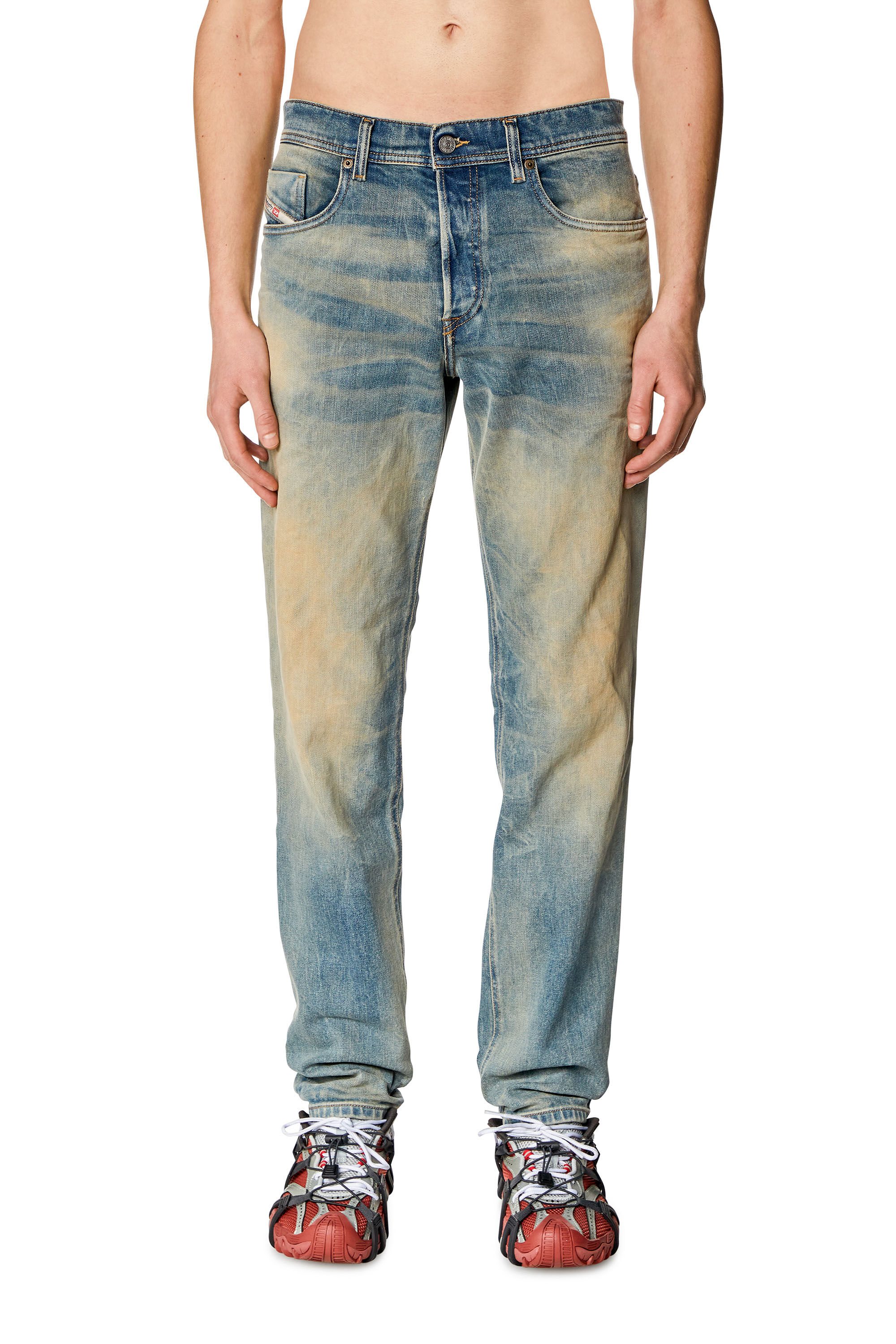 Diesel - Man Tapered Jeans 2023 D-Finitive 09H78, Medium blue - Image 3