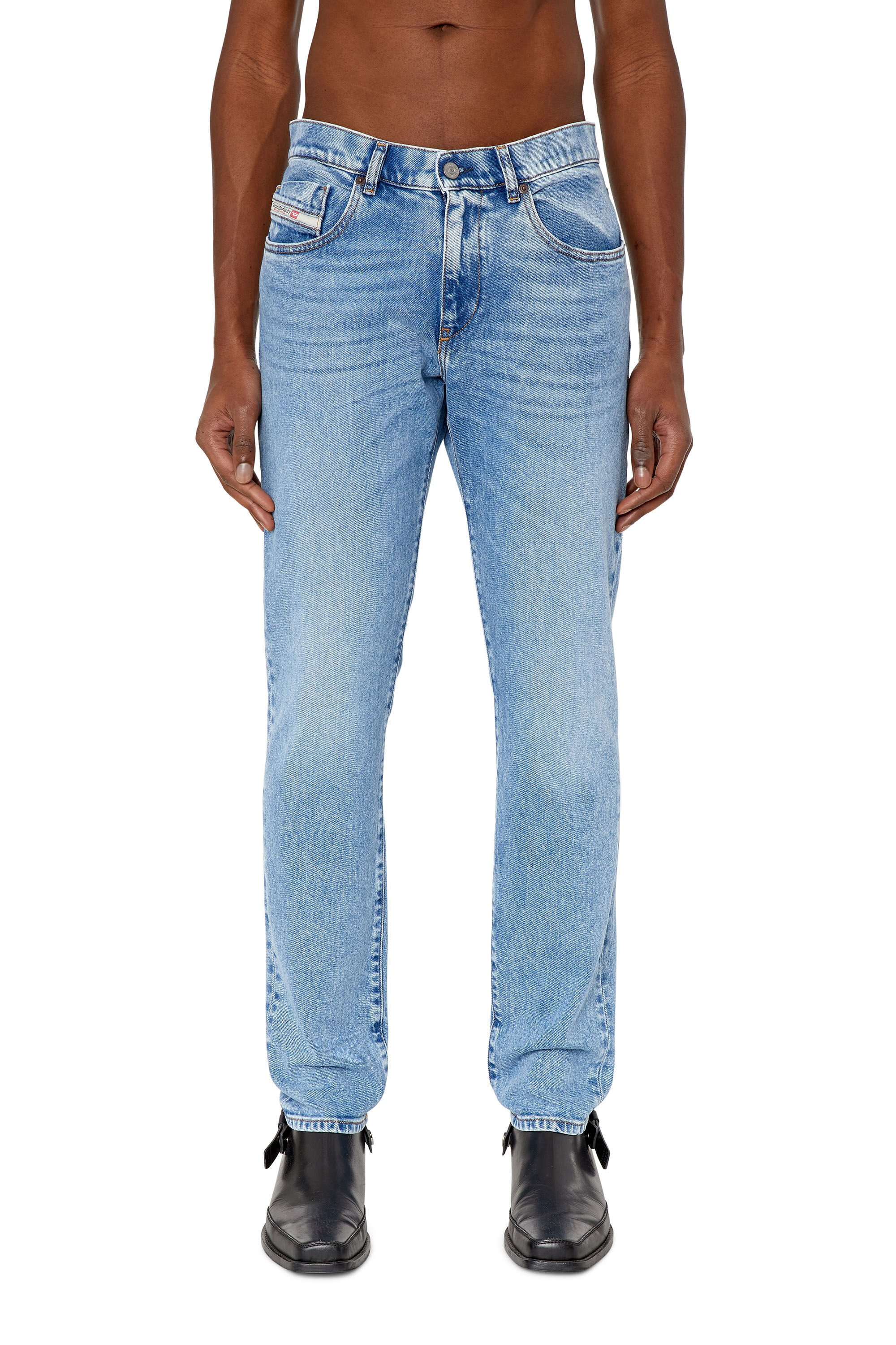 Diesel - Man Slim Jeans 2019 D-Strukt 9B92L, Light Blue - Image 3