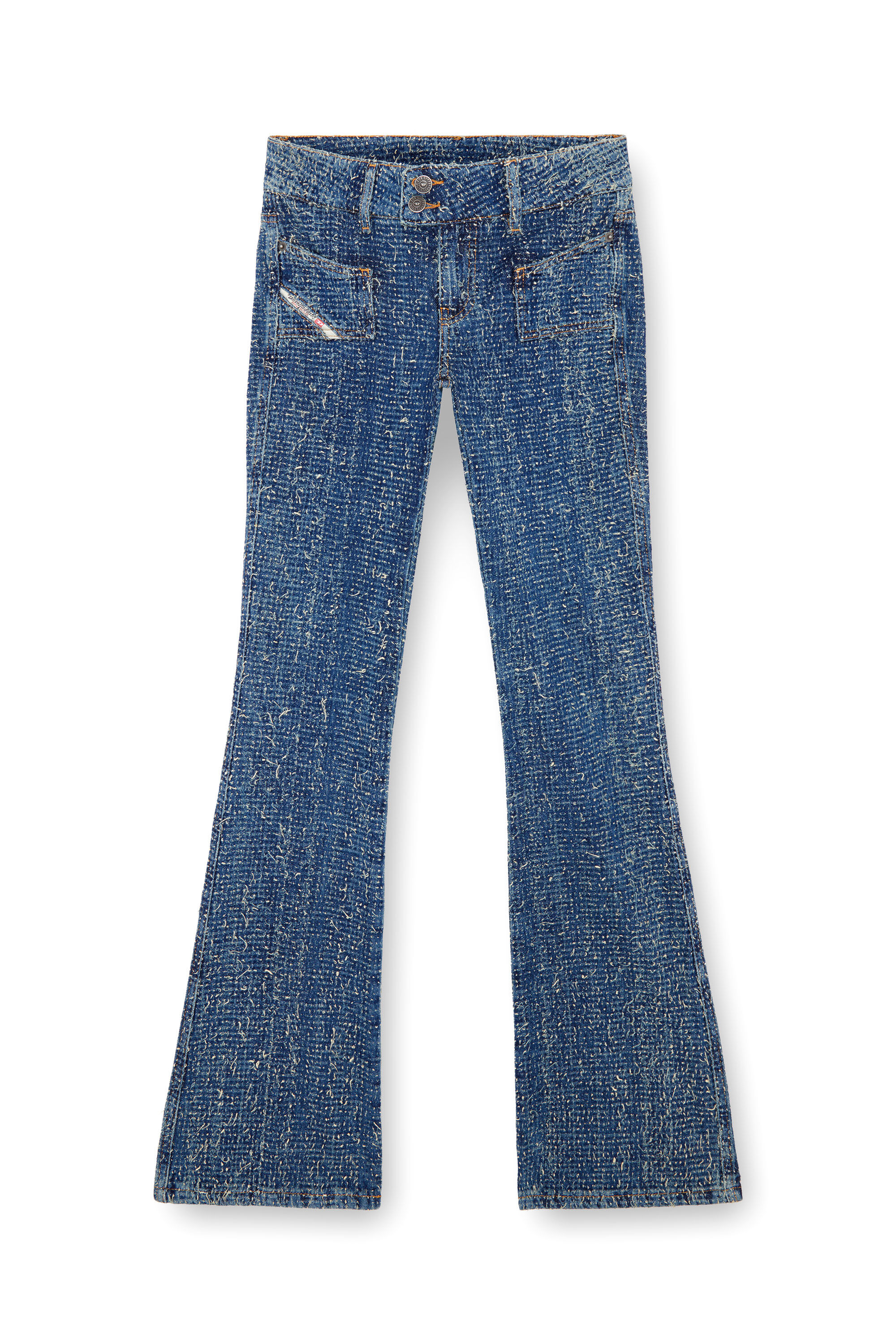 Diesel - Woman Bootcut and Flare Jeans D-Ebush 0PGAH, Medium blue - Image 2