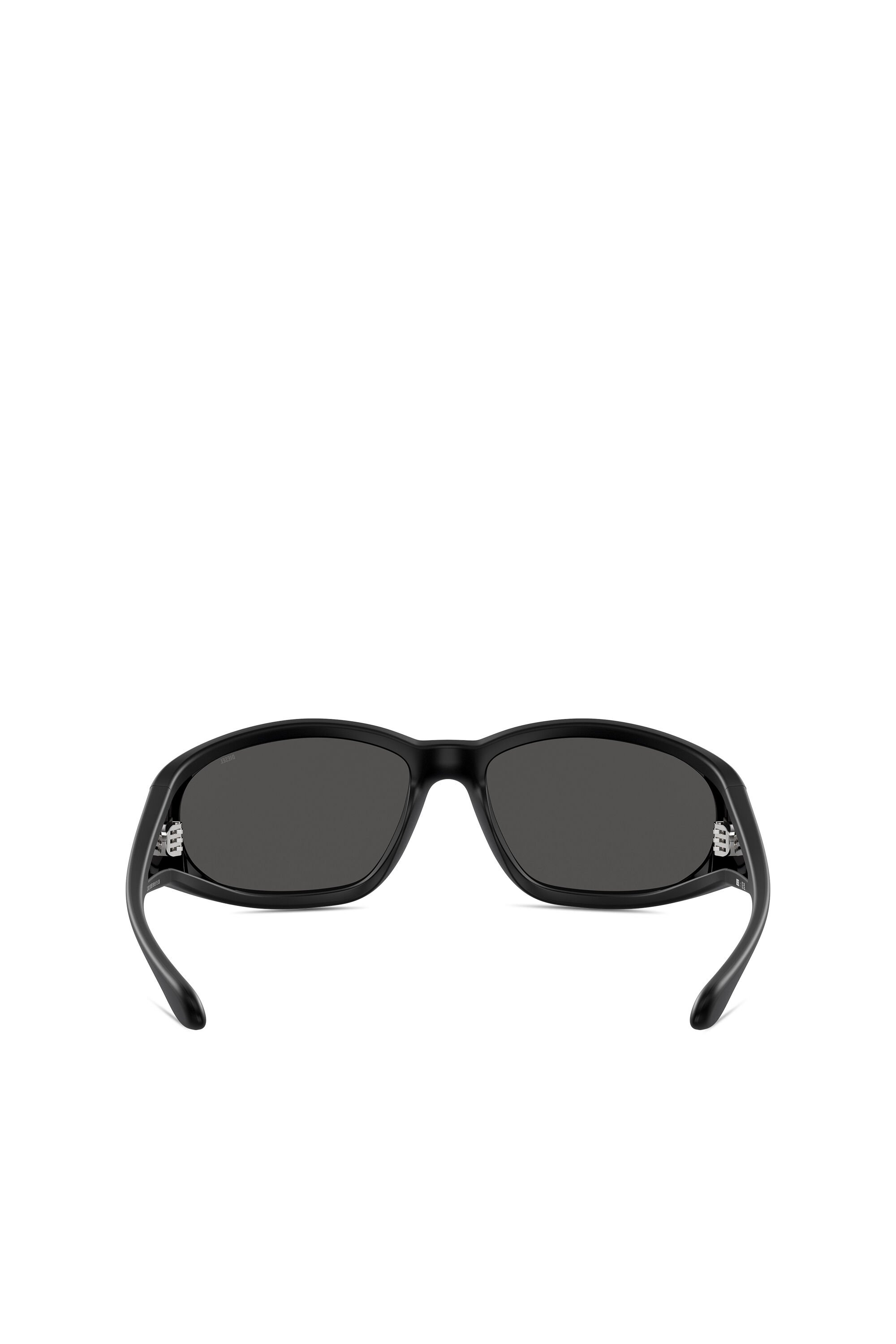 Diesel - 0DL3002, Unisex Rectangular sunglasses in acetate in Black - Image 3