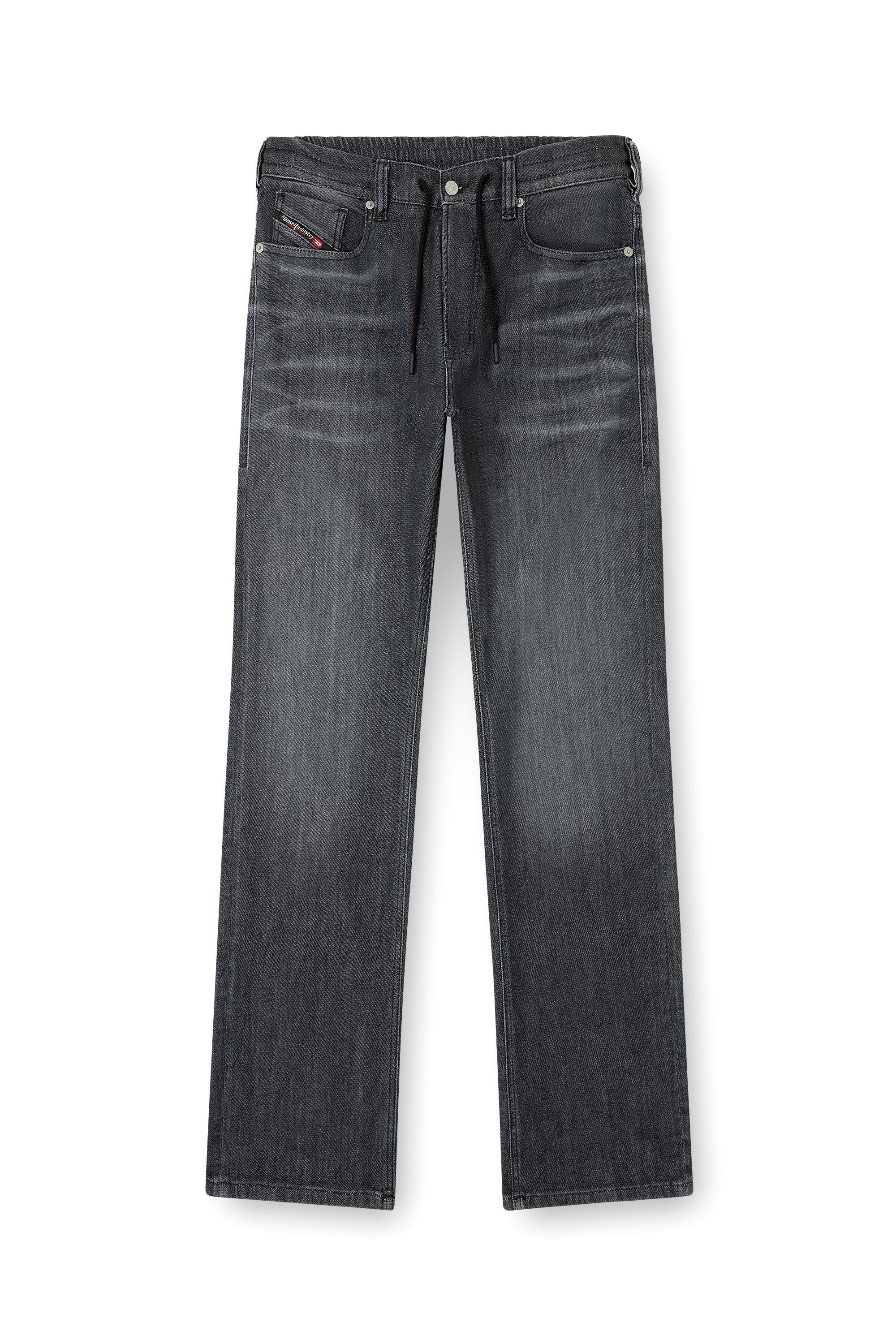 Diesel - Man's Relaxed 2080 D-Reel Joggjeans&reg; 09M66, Black/Dark grey - 4