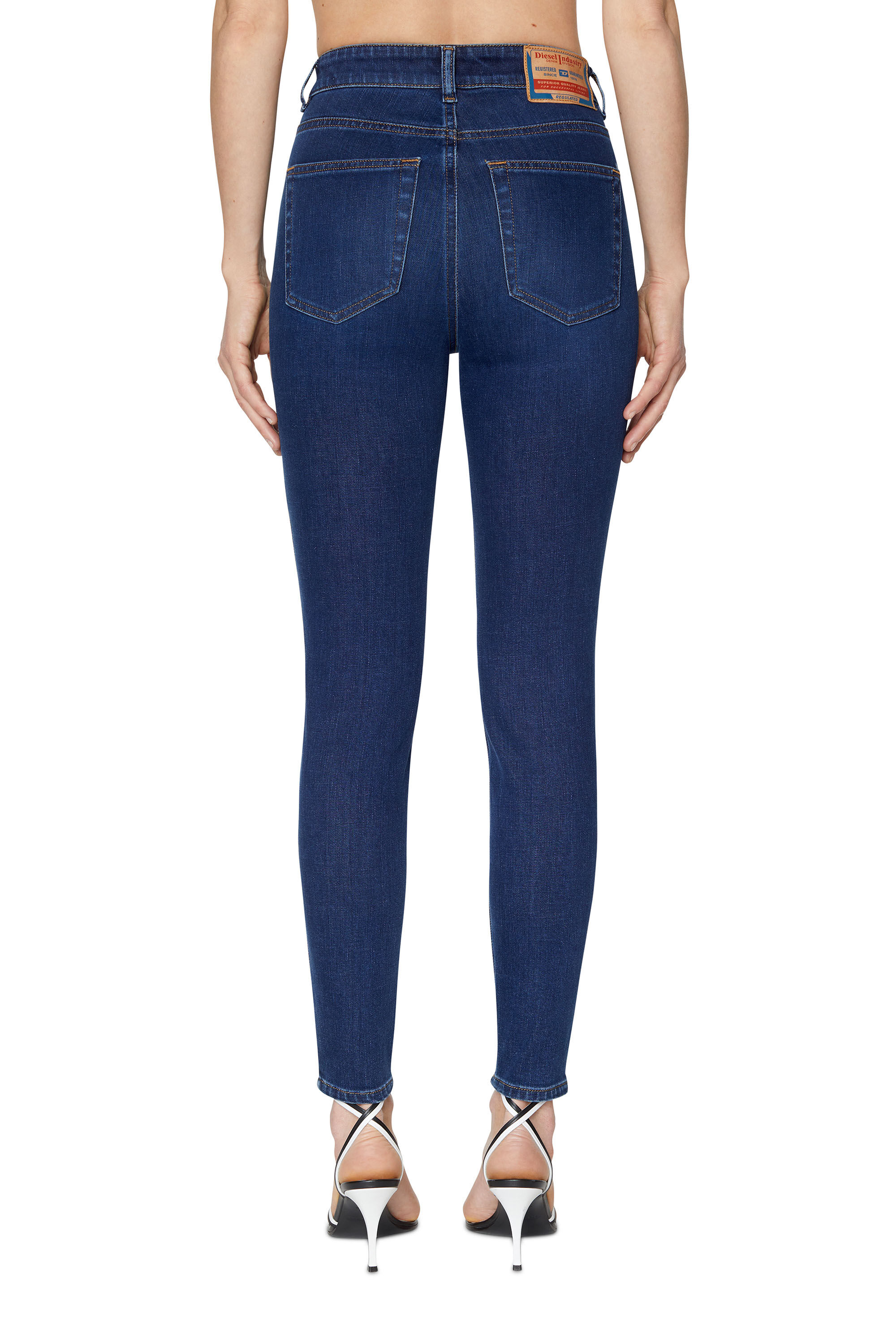 Diesel - Woman Super skinny Jeans 1984 Slandy-High 09C19, Dark Blue - Image 4