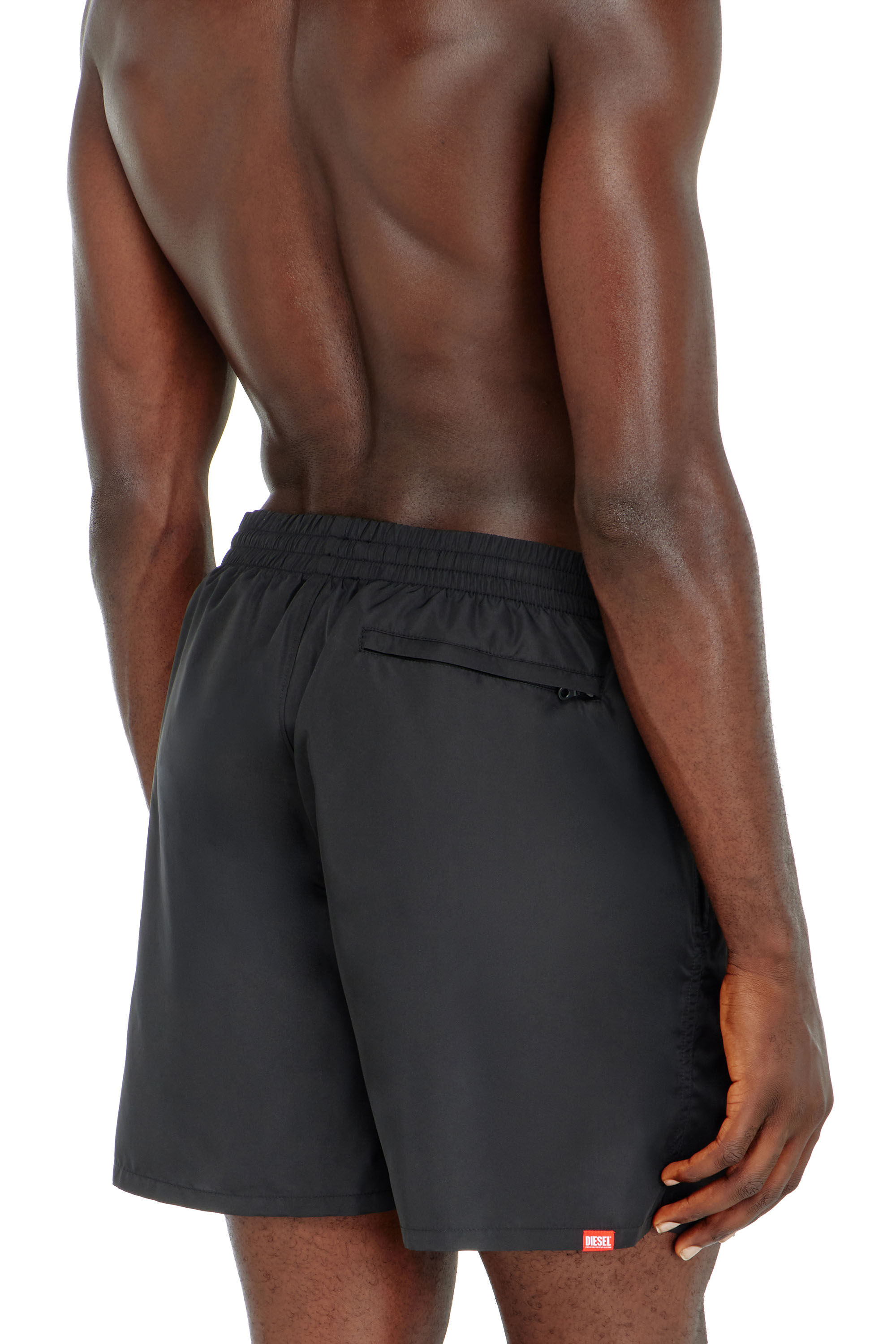 Diesel - GEORGE-41-UTLT, Man's Swim shorts with metallic Oval D logo in null - 3