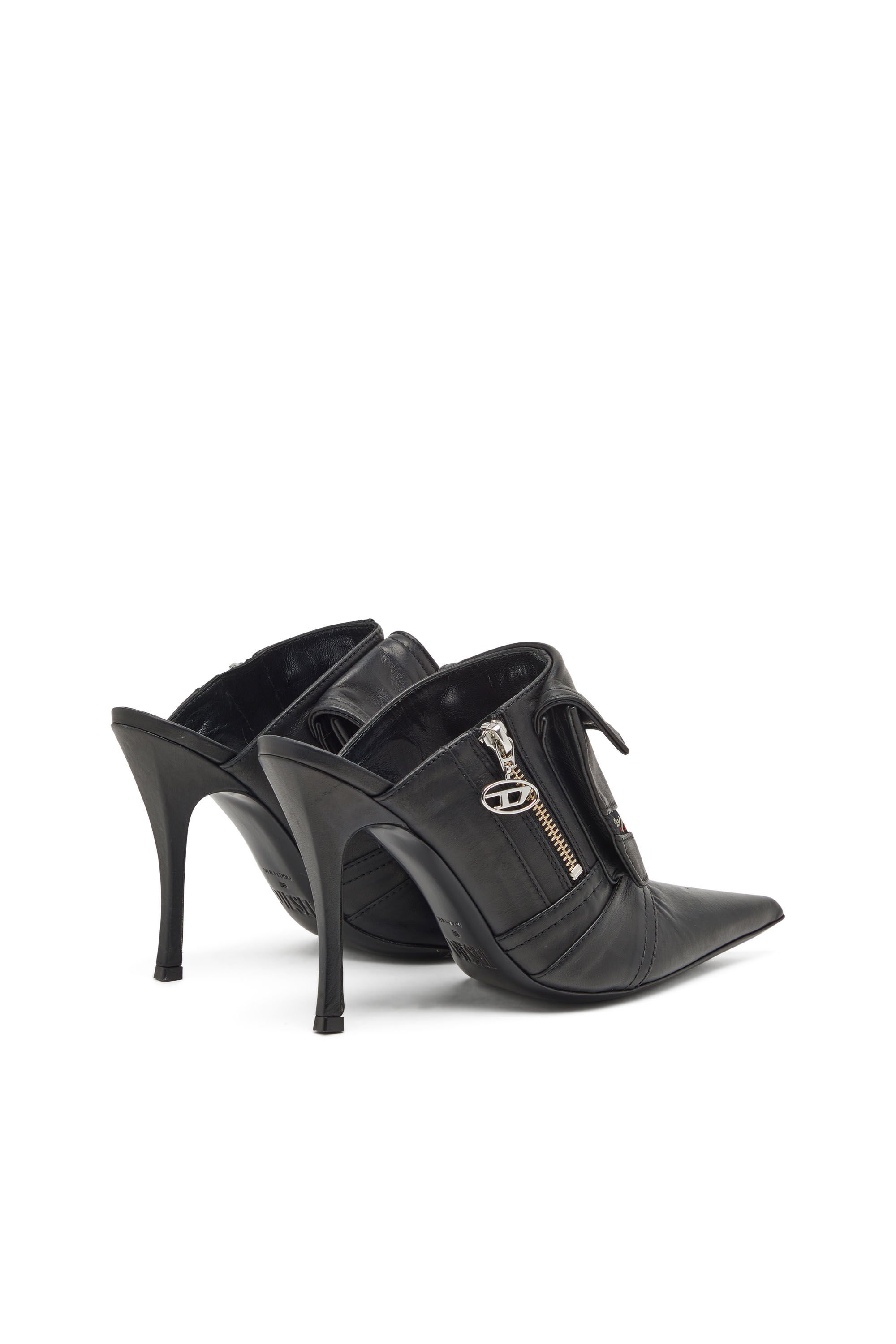 Diesel - D-VENUS POCKET ML, Woman D-Venus Pocket Ml Shoes - Ankle boots with utility pockets in Black - Image 3