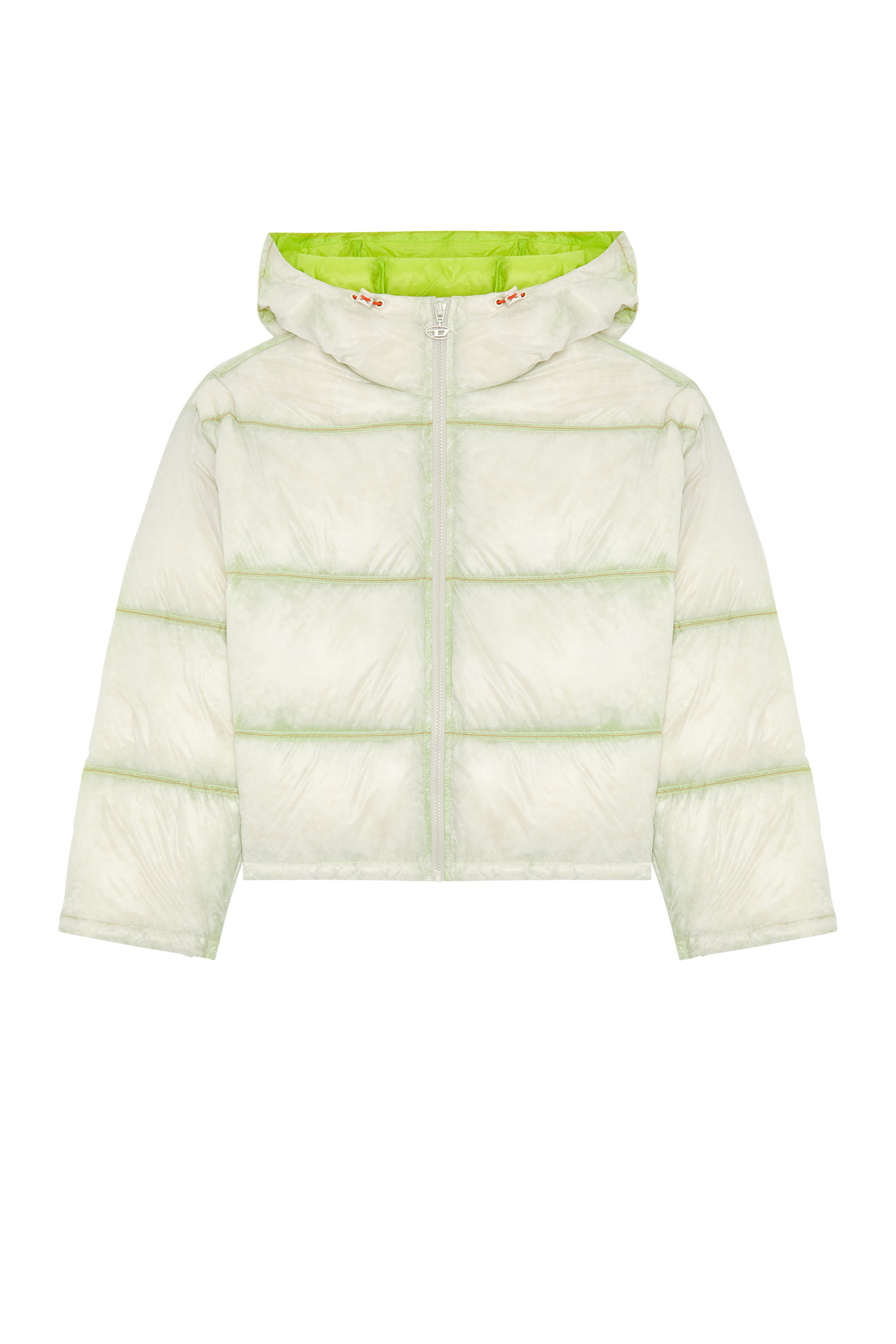 Diesel - W-BIRDY, Woman Down jacket in see-through ripstop in Multicolor - Image 2