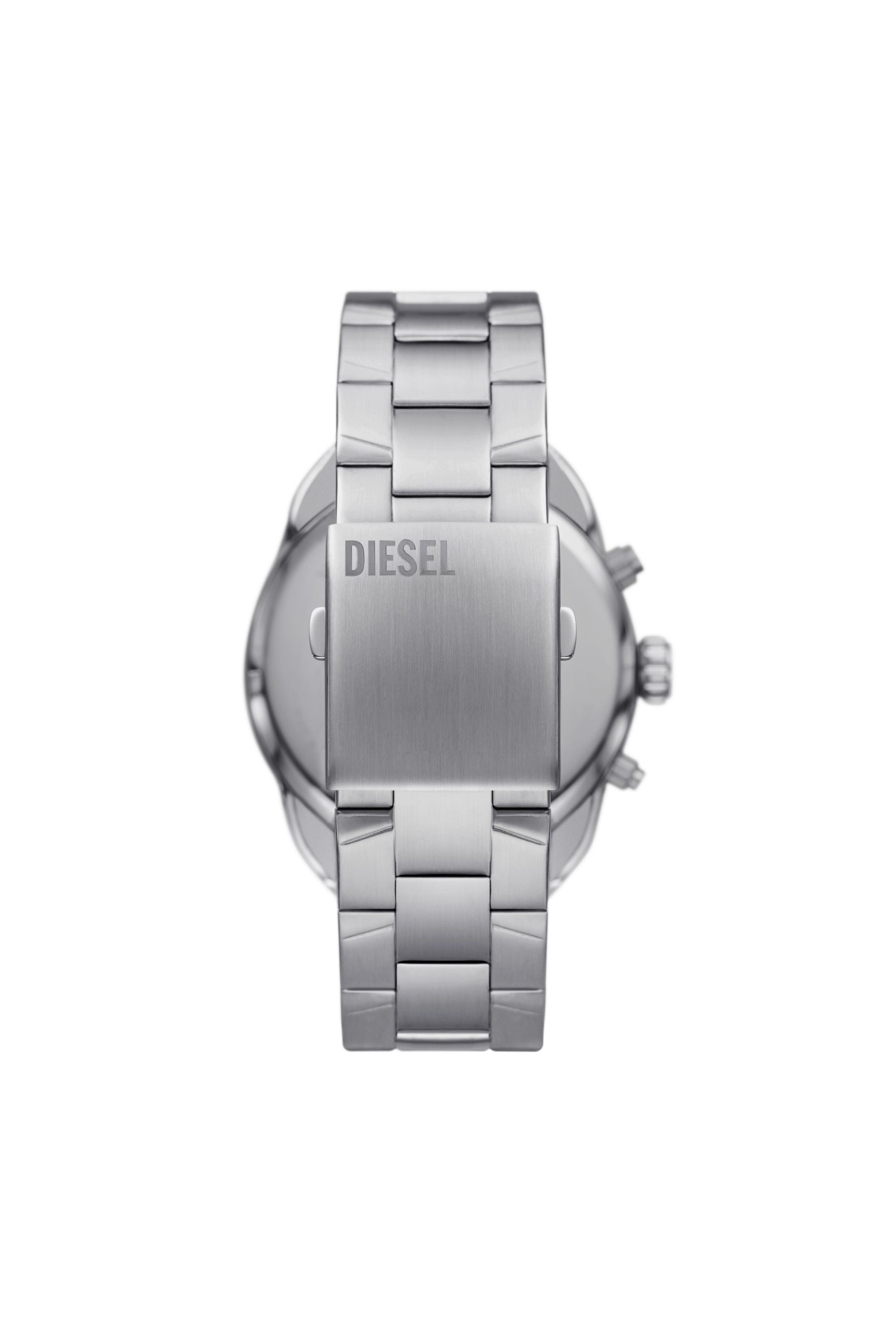 Men's Spiked chronograph stainless steel watch | Silver | Diesel DZ