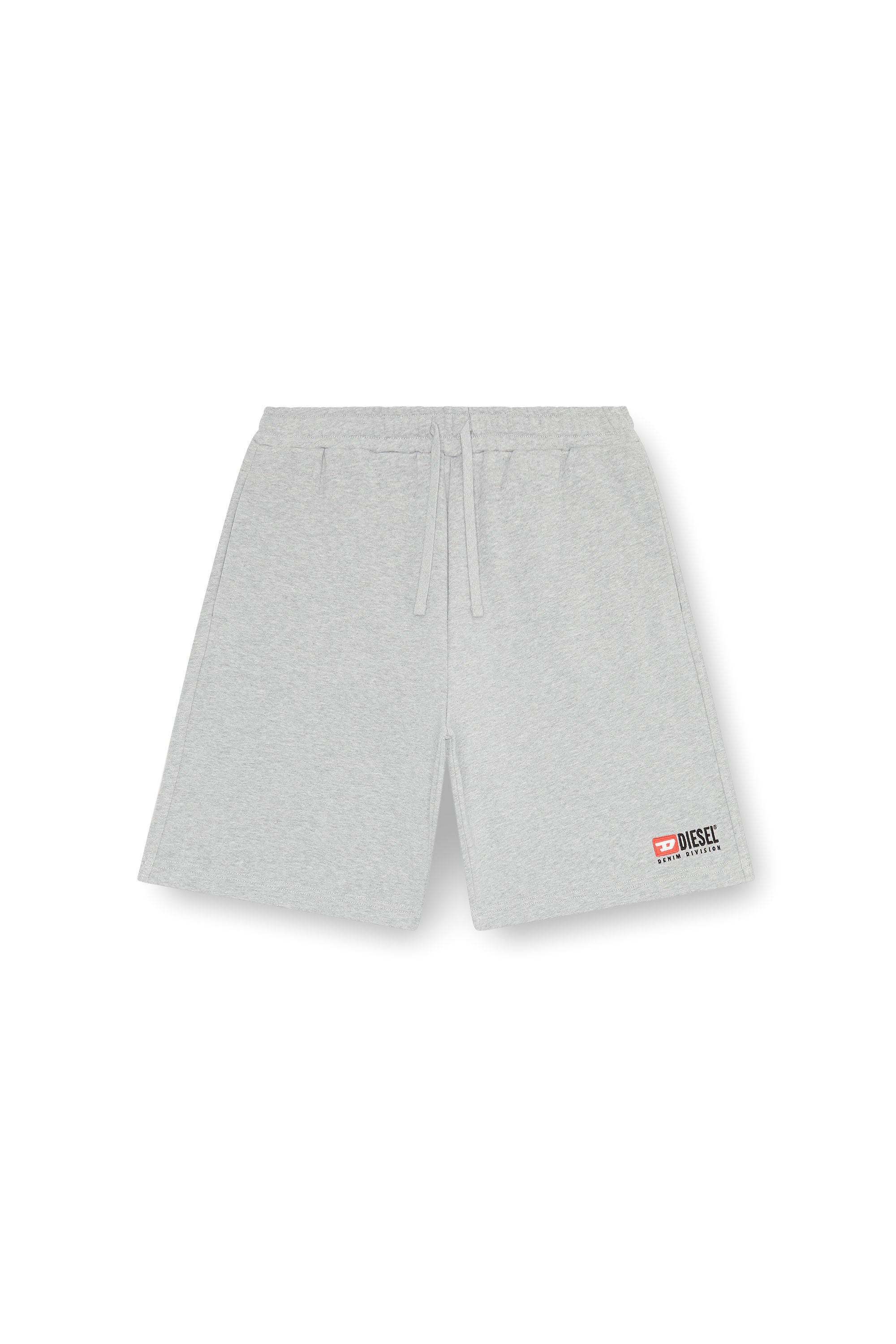 Diesel - P-CROWN-DIV, Man Sweat shorts with embroidered logo in Grey - Image 2