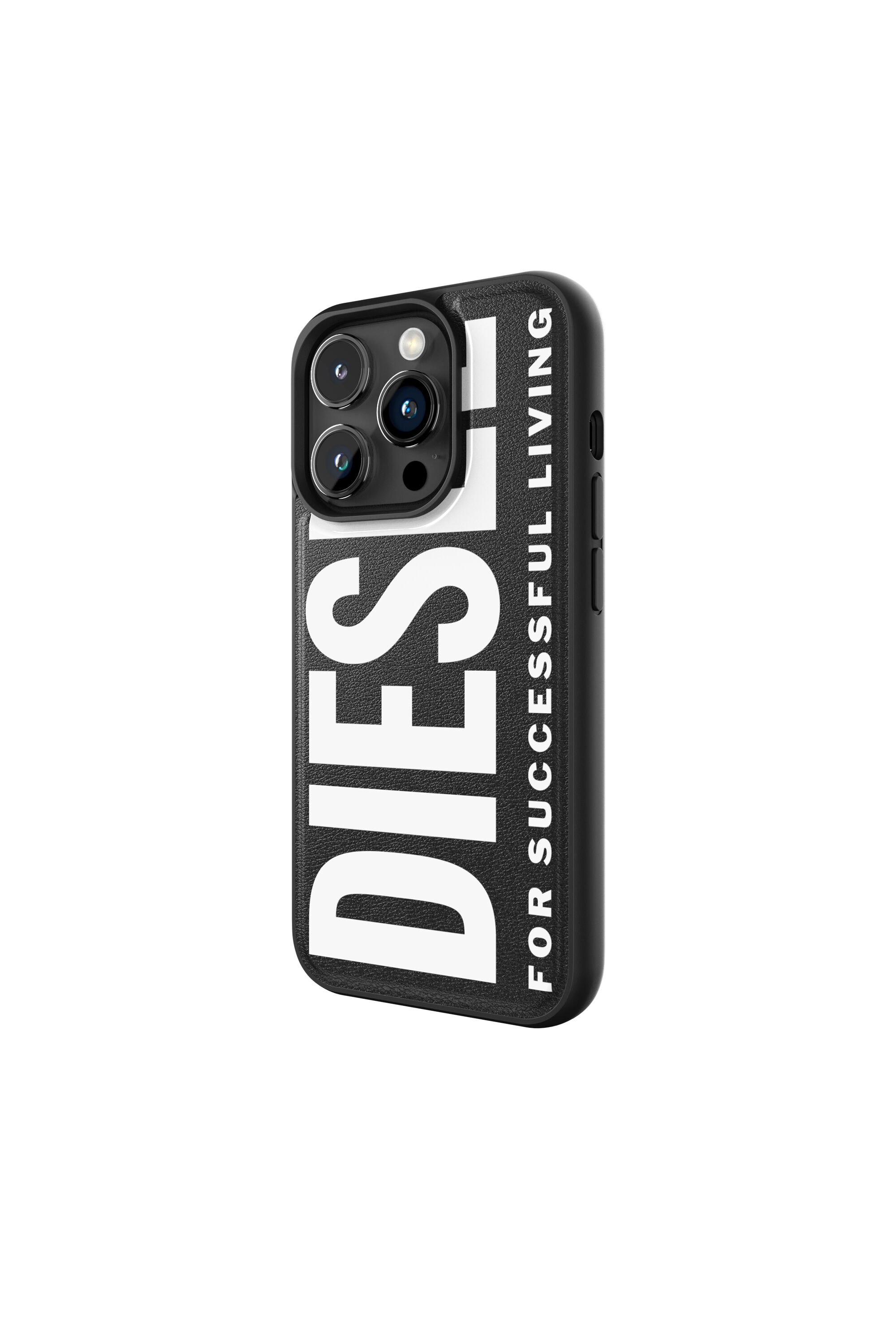 Diesel - 54166 MOULDED CASE, Unisex Moulded case cover iP15 Pro in Black - Image 4