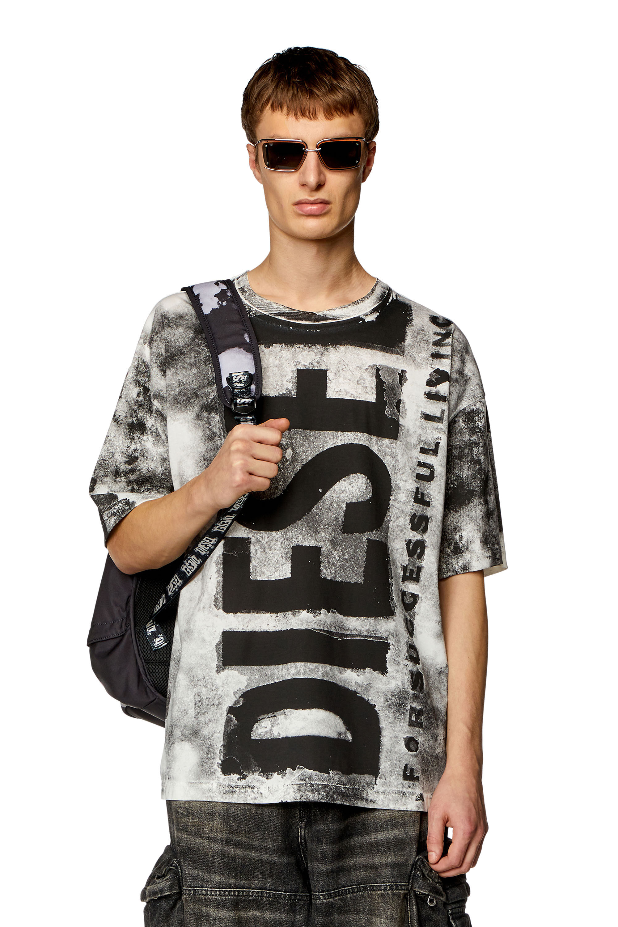 Diesel - T-BOXT-BISC, Grey/Black - Image 3