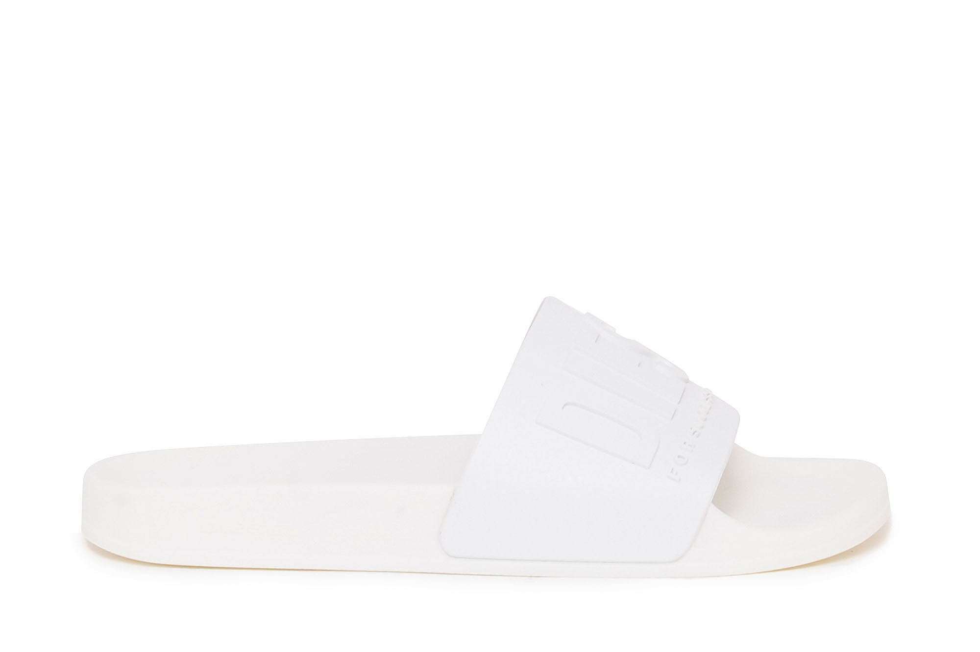 Diesel - SA-MAYEMI W, Woman's Pool slides with embossed logo in White - 1