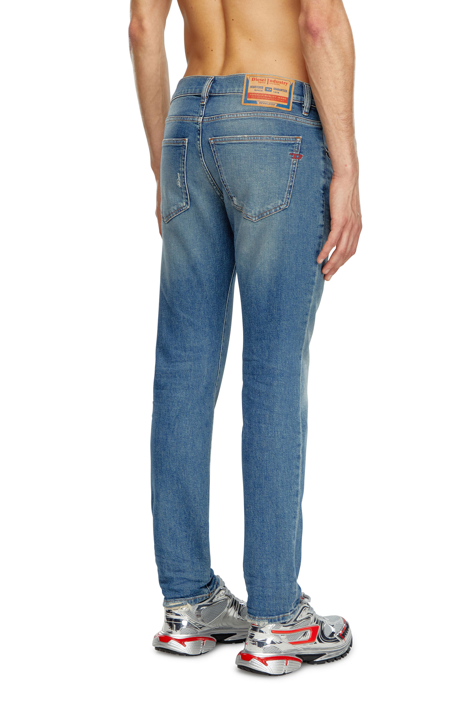 Diesel - Man Slim Jeans 2019 D-Strukt 0GRDG, Light Blue - Image 4