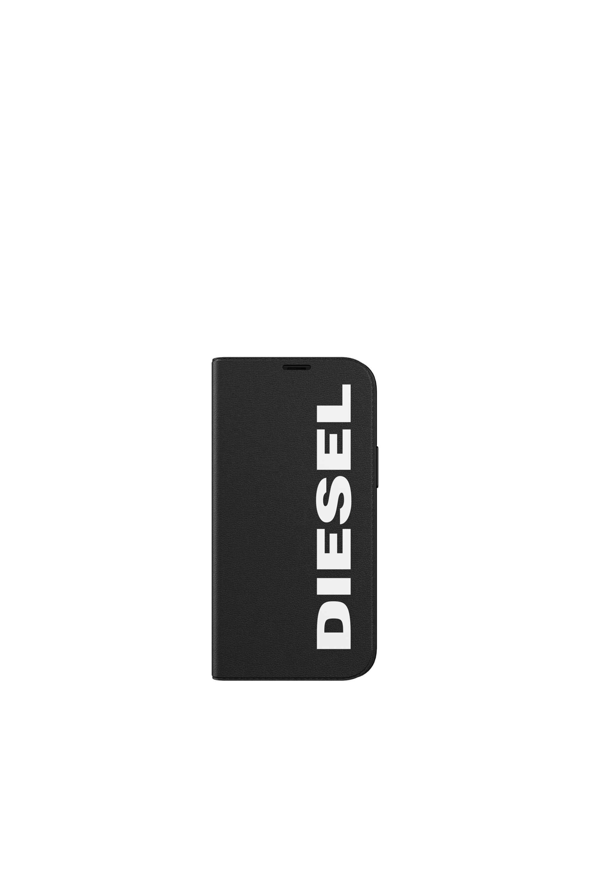 Diesel - 42485 BOOKLET CASE, Unisex Booklet Case Core for iPhone 12 Mini in Black - Image 2