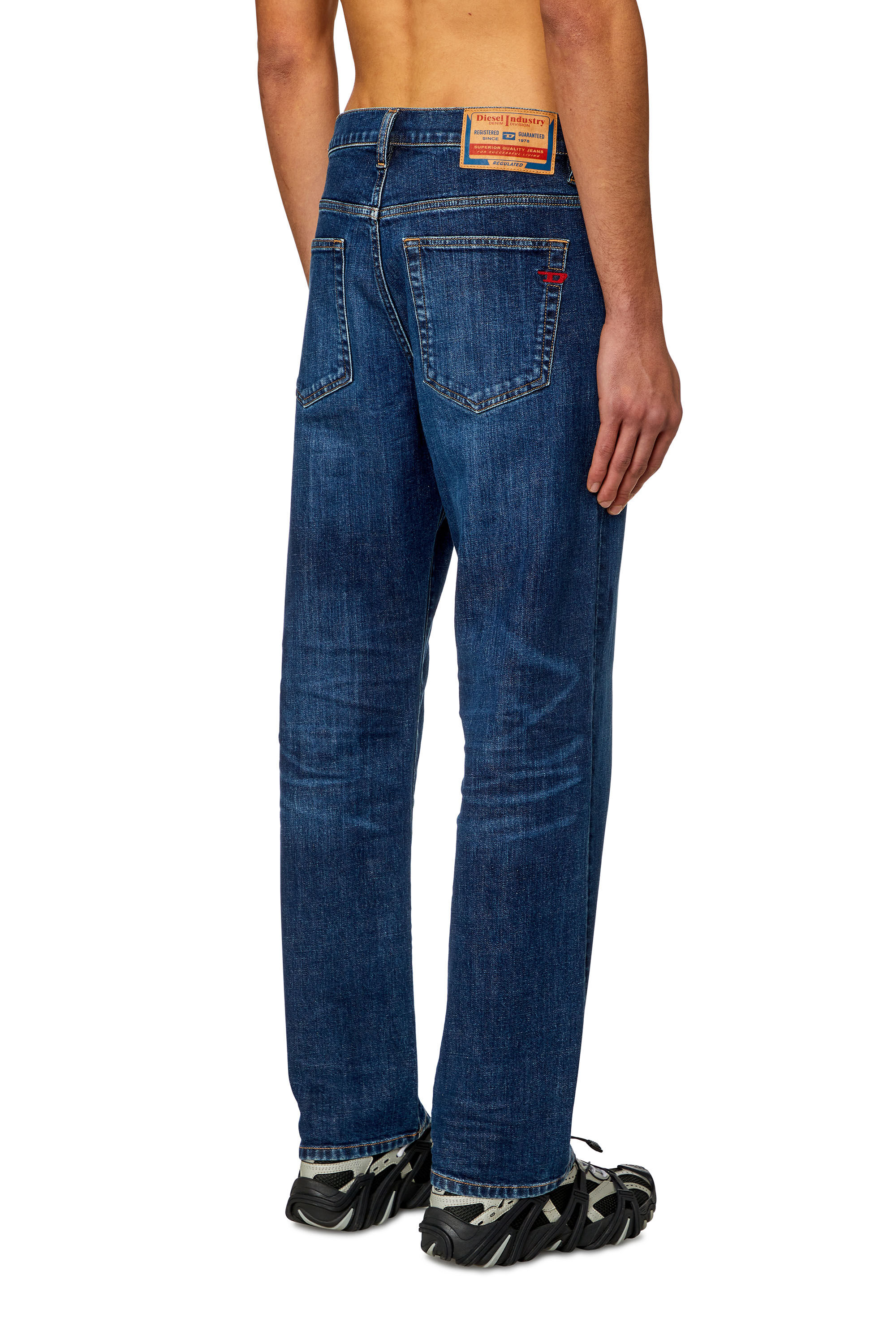 Diesel - Man Straight Jeans 2020 D-Viker 0PFAZ, Dark Blue - Image 4
