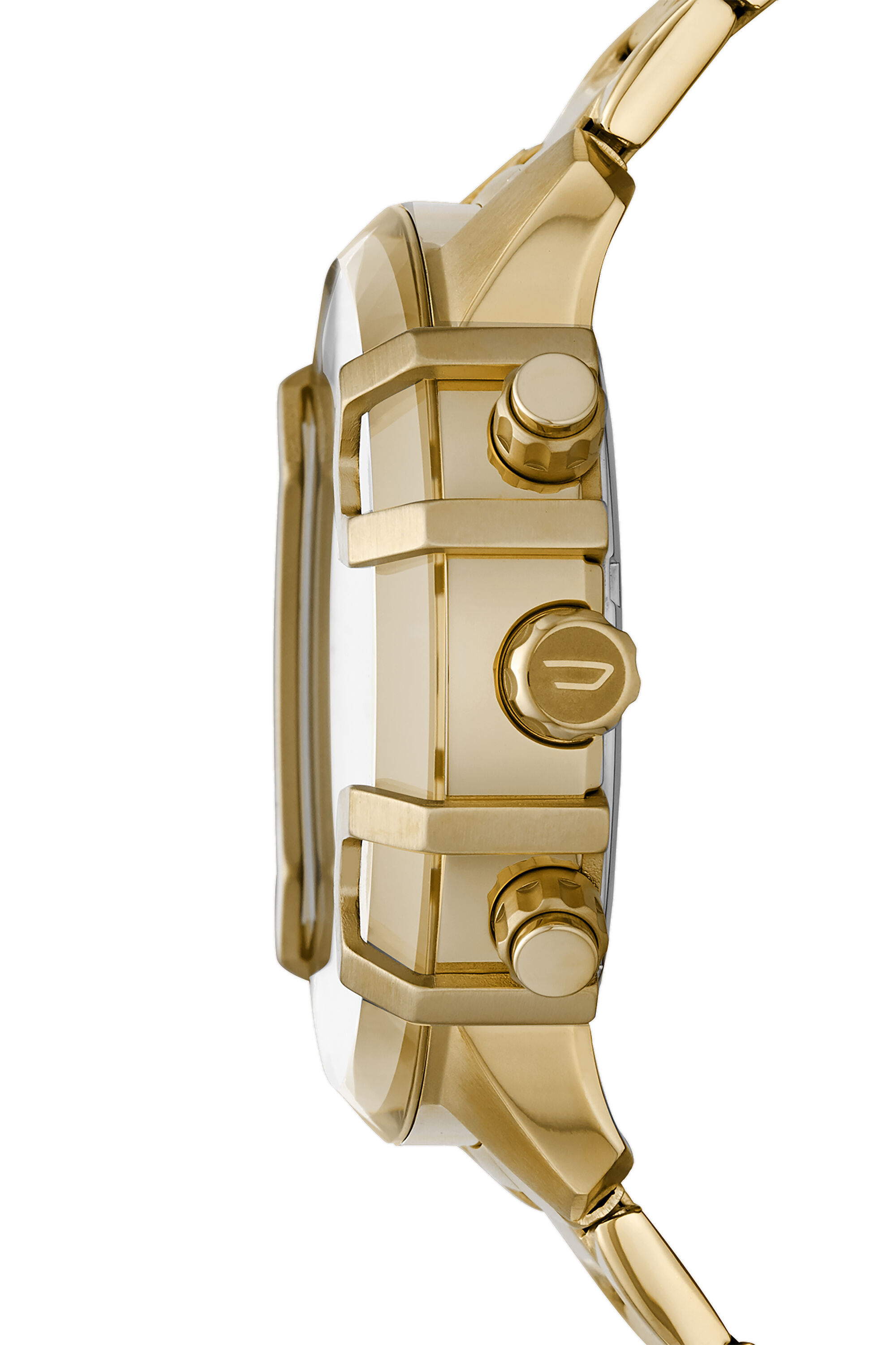 Diesel - DZ4522, Man Griffed chronograph gold-tone stainless steel watch in Oro - Image 3