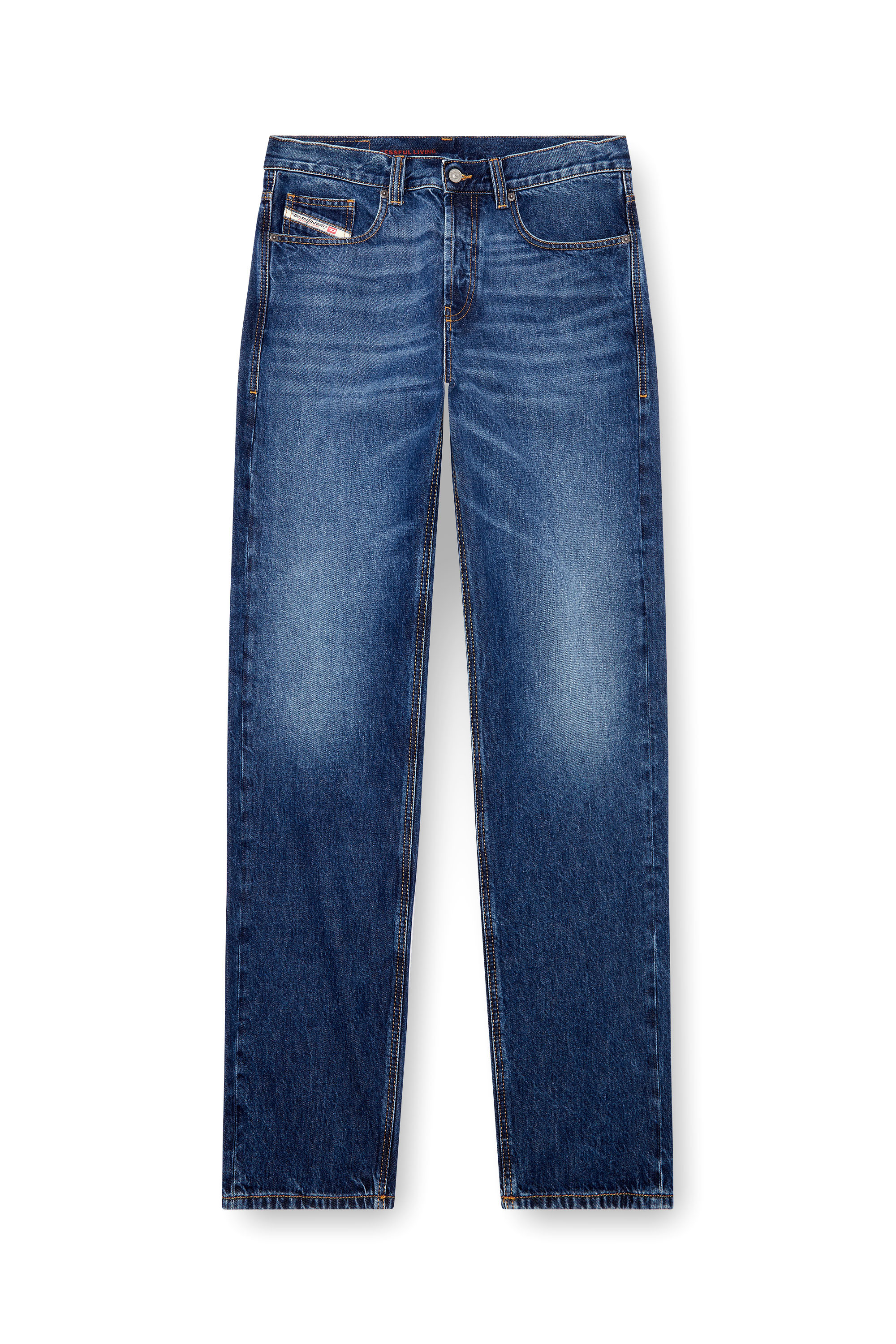 Diesel - Man Straight Jeans 2010 D-Macs 09I27, Dark Blue - Image 3