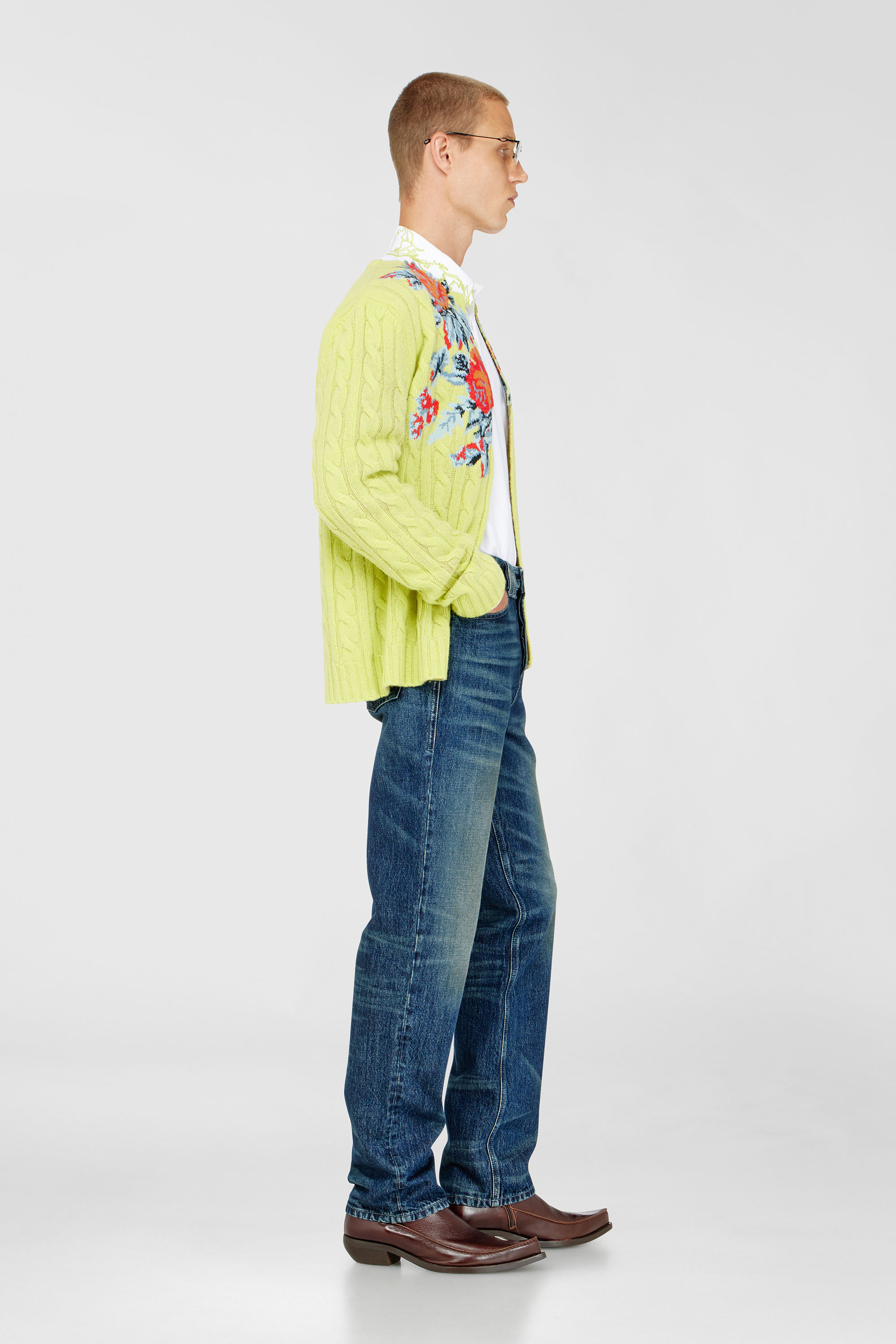 Diesel - Man's Regular Jeans 1991 D-Voeed 007FZ, Dark Blue - 2
