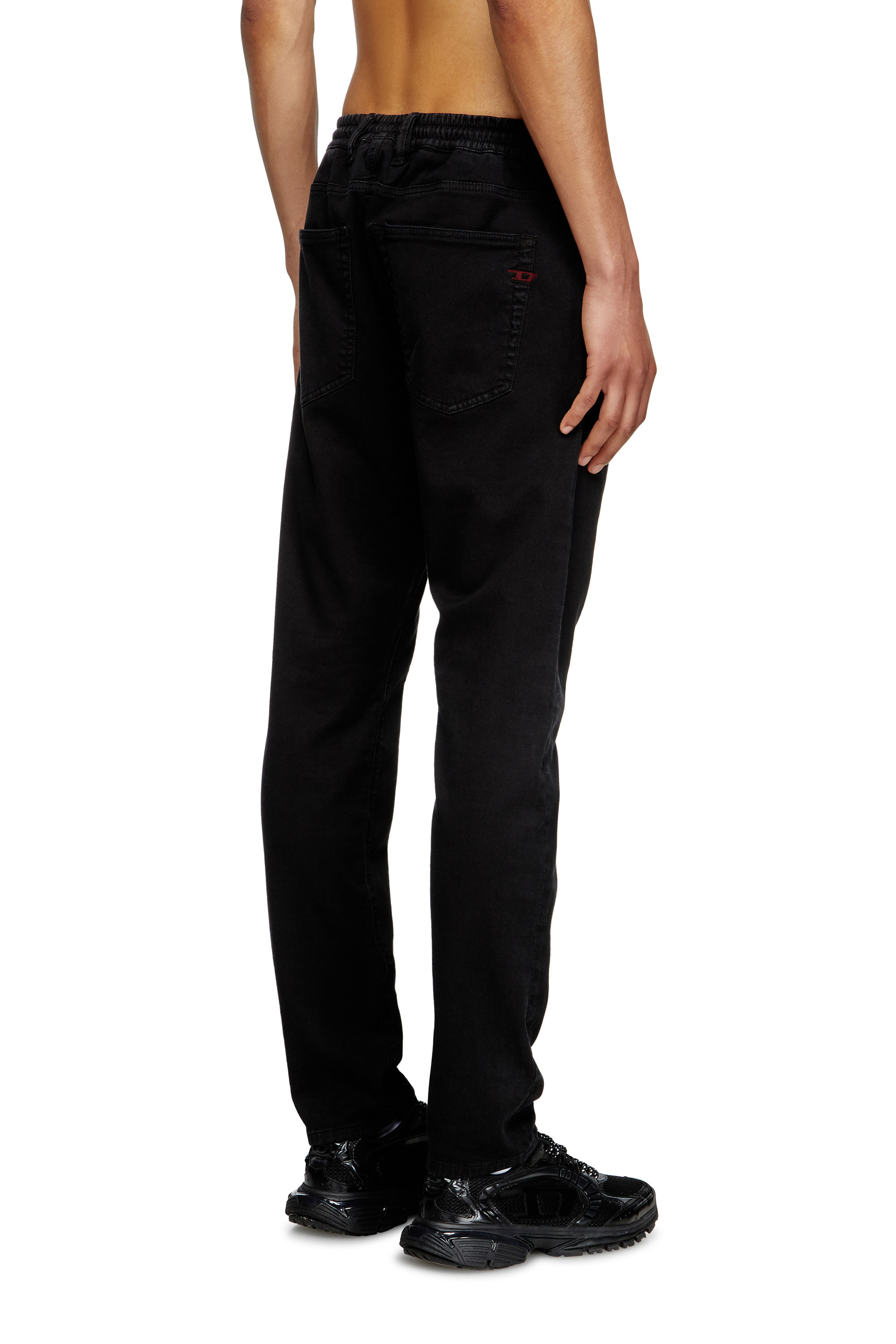 Regular 2032 D-Krooley Joggjeans® 068NH, Black/Dark grey Diesel - Man's Regular 2032 D-Krooley Joggjeans® 068NH, Black/Dark grey - 4