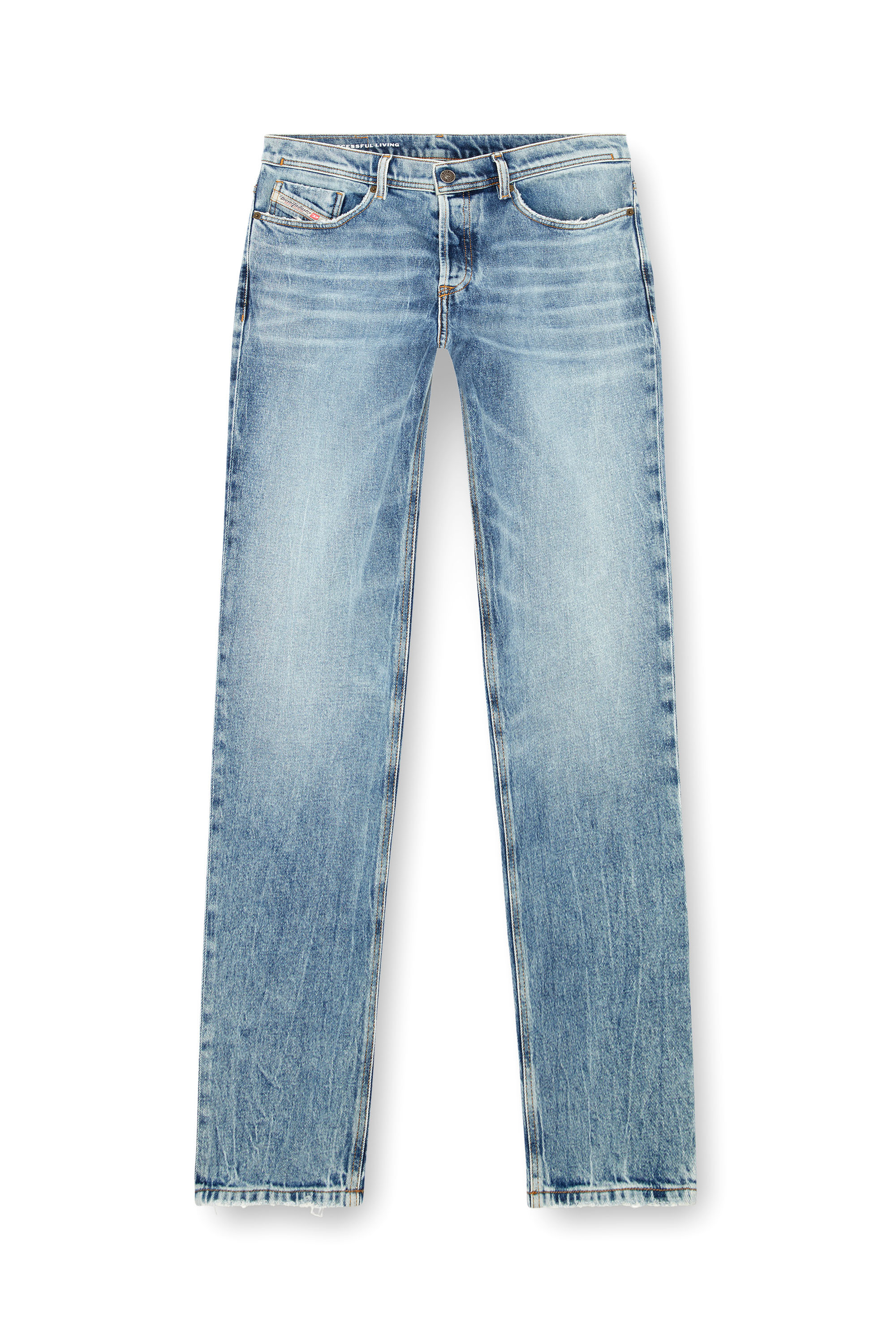 Diesel - Man Tapered Jeans 2023 D-Finitive 09J54, Medium blue - Image 5