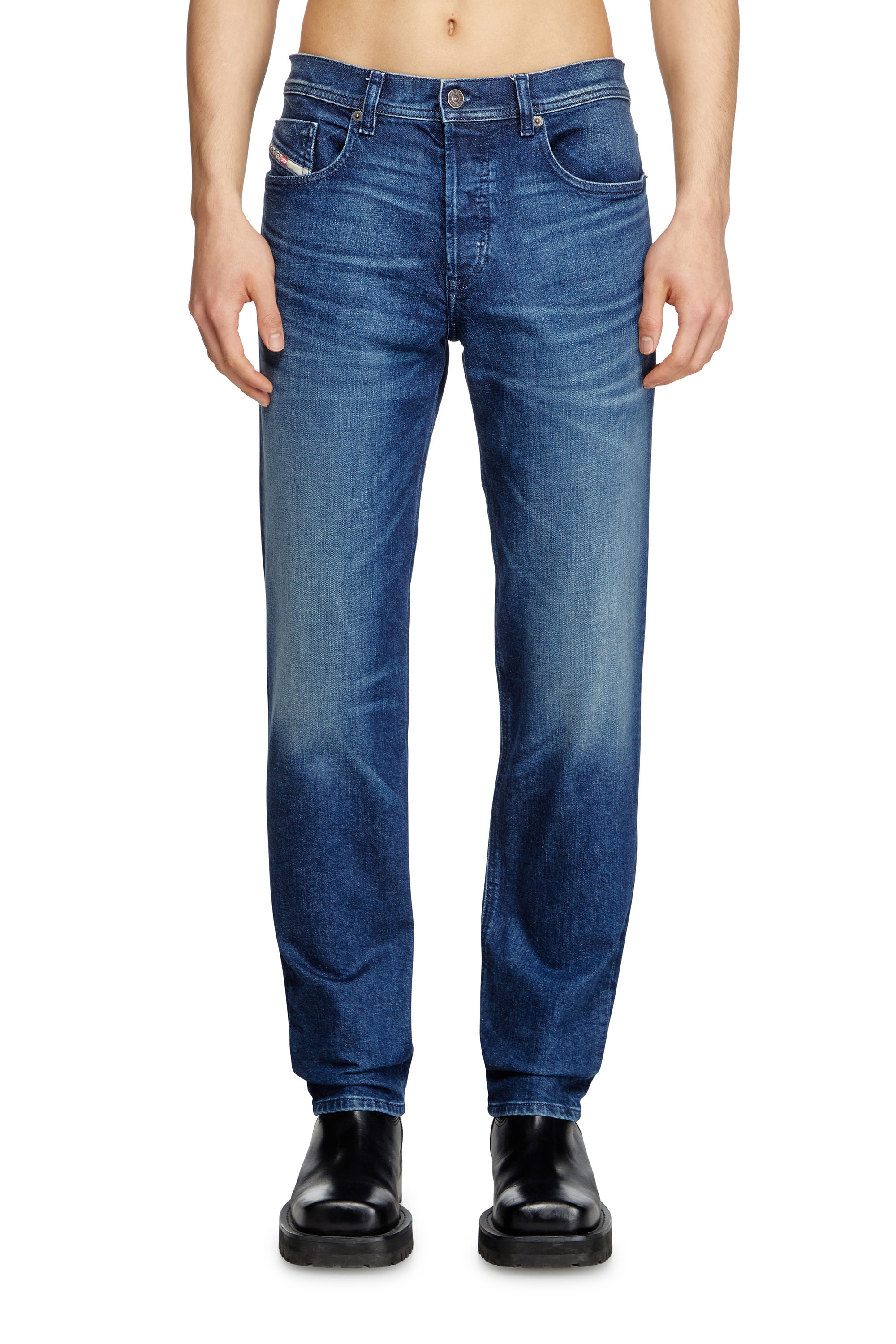 Diesel - Man's Regular Jeans 2023 D-Finitive 09L51, Dark Blue - 2