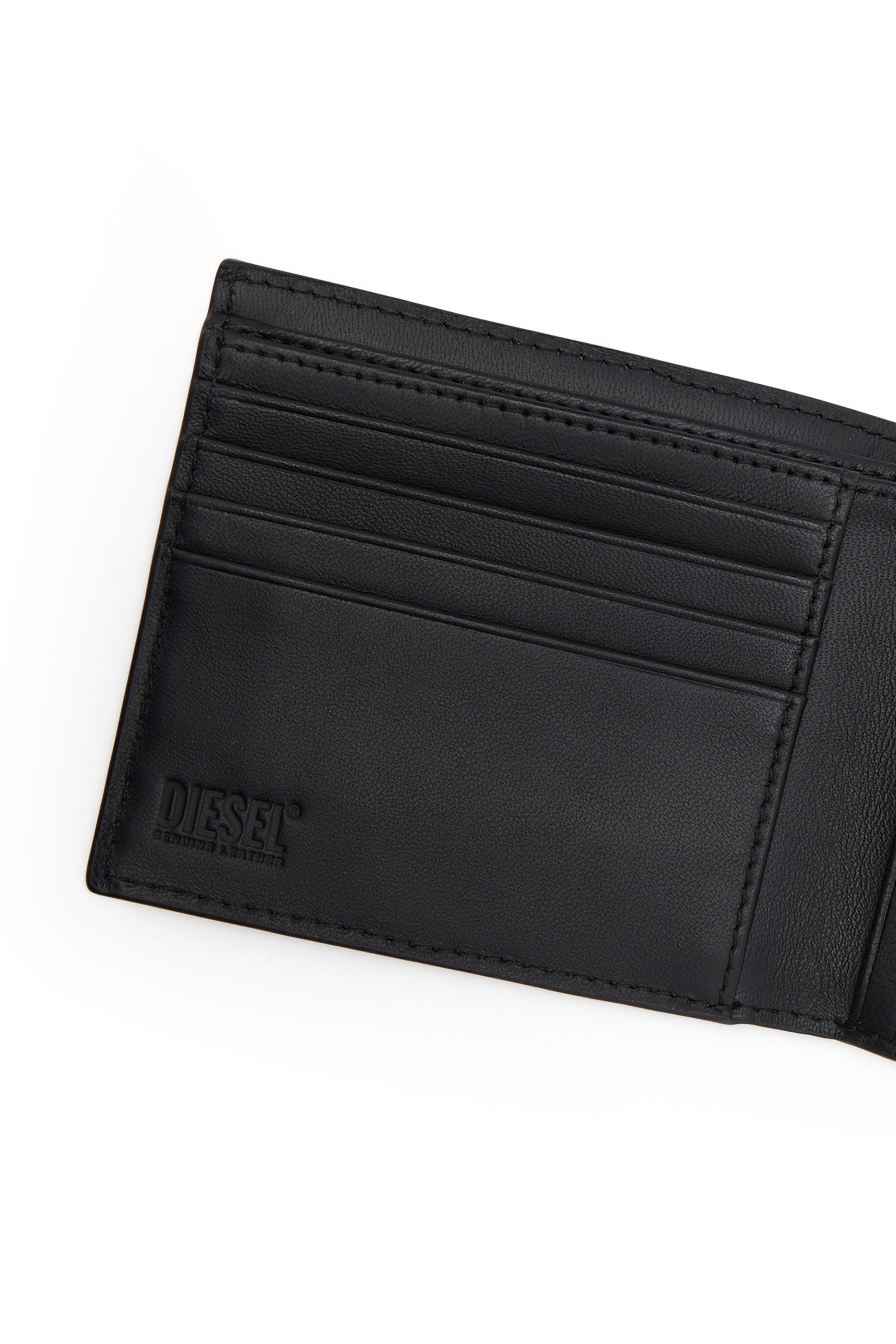 Diesel - DSL 3D BI-FOLD COIN S, Black - Image 3