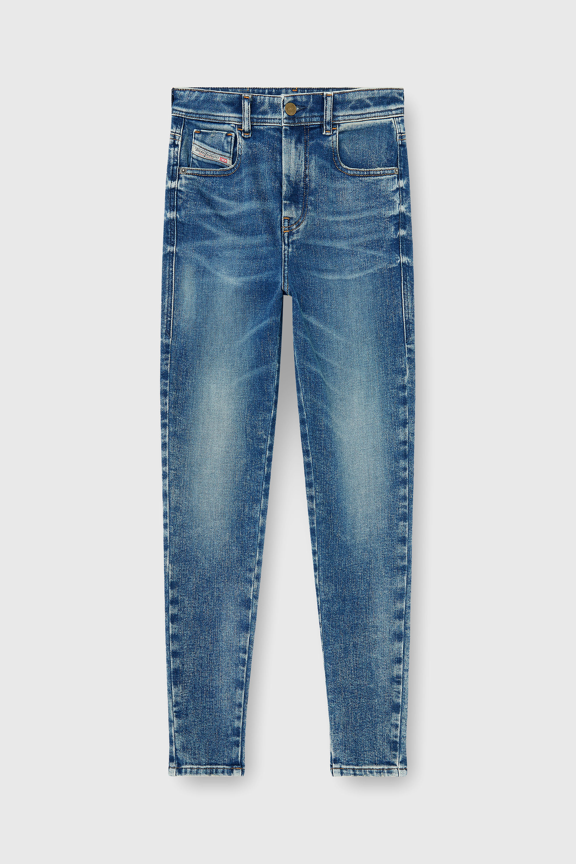 Diesel - Woman's Skinny Jeans 1984 Slandy-High 09P72, Medium blue - 6
