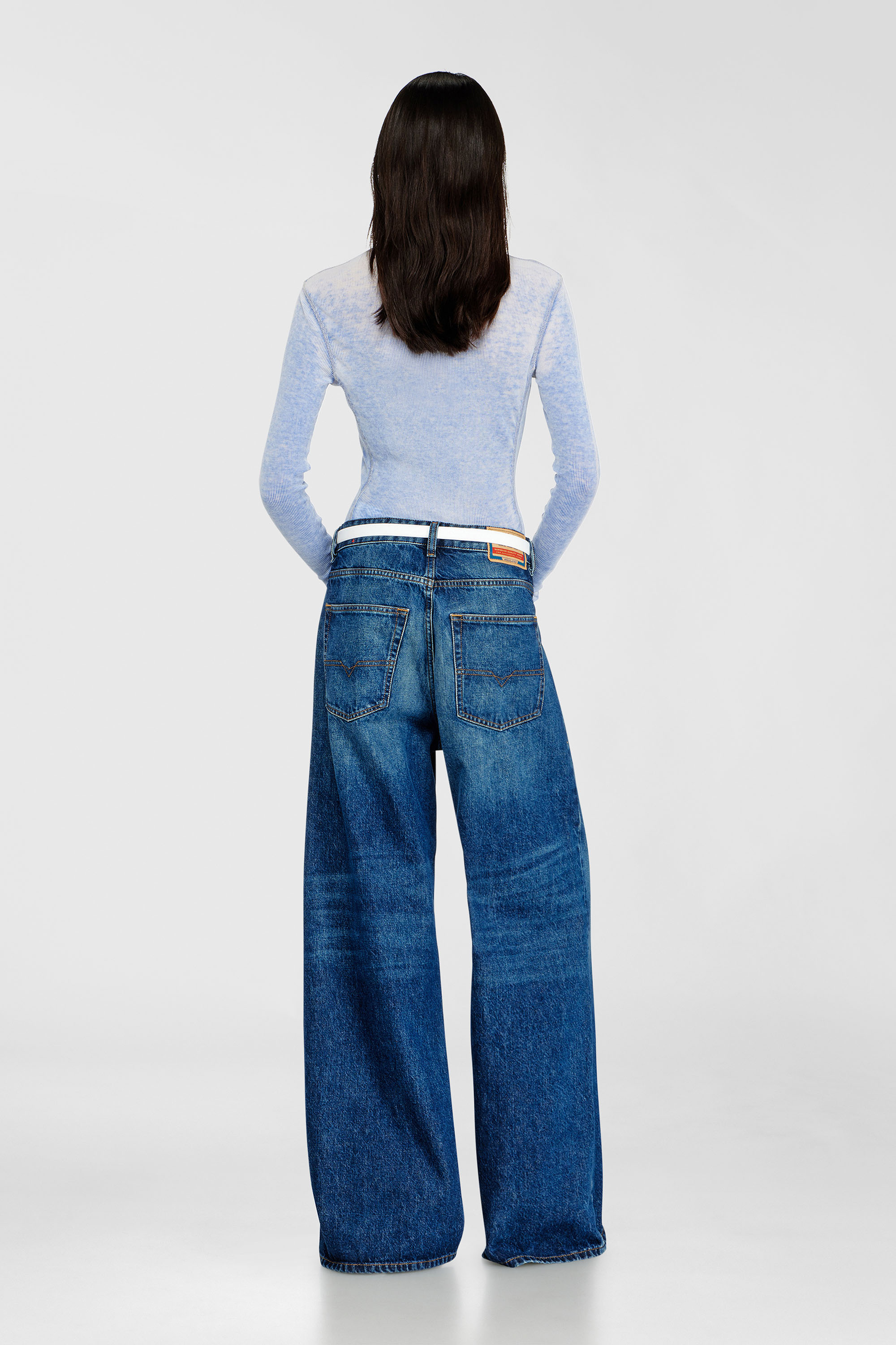 Diesel - Unisex's Relaxed Jeans 1996 D-Sire 09I27, Dark Blue - 3