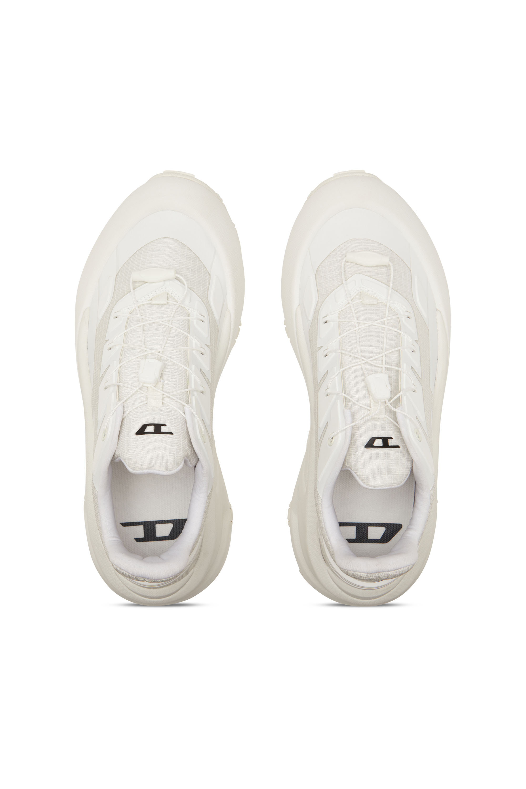 D-CAGE RUNNER, White Diesel - D-CAGE RUNNER, Man's D-Cage Runner-Sneakers in TPU-trimmed ripstop in White - 4