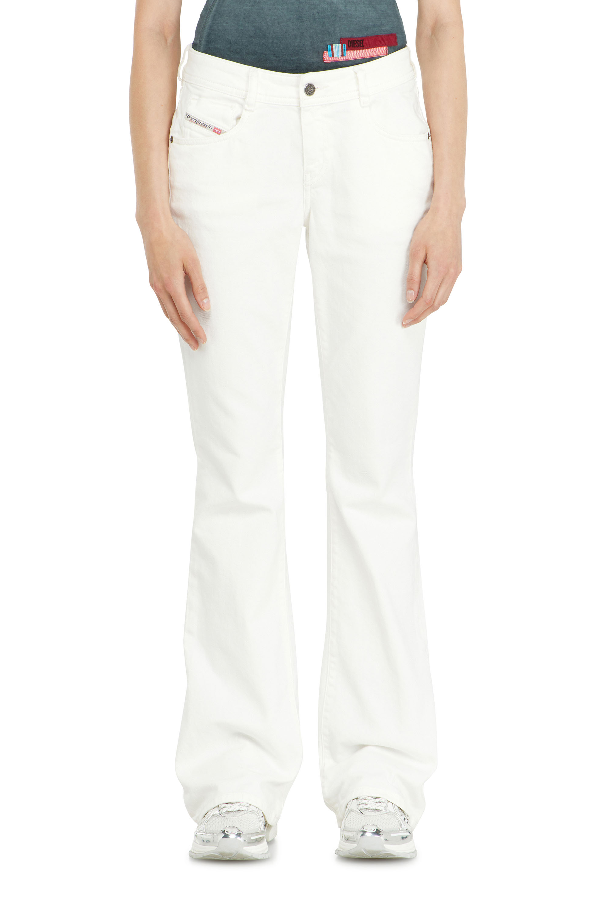 Diesel - Woman's Bootcut Jeans 1969 D-Ebbey 09D63, White - 4