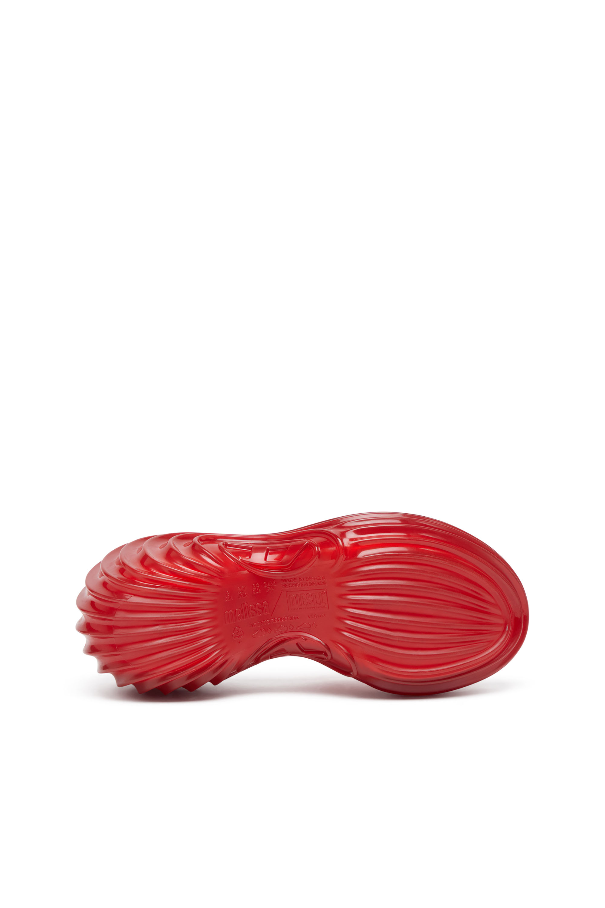 MELISSA QUANTUM PLATFORM, Red Diesel - MELISSA QUANTUM PLATFORM, Woman's Platform mule in Melflex® in Red - 5
