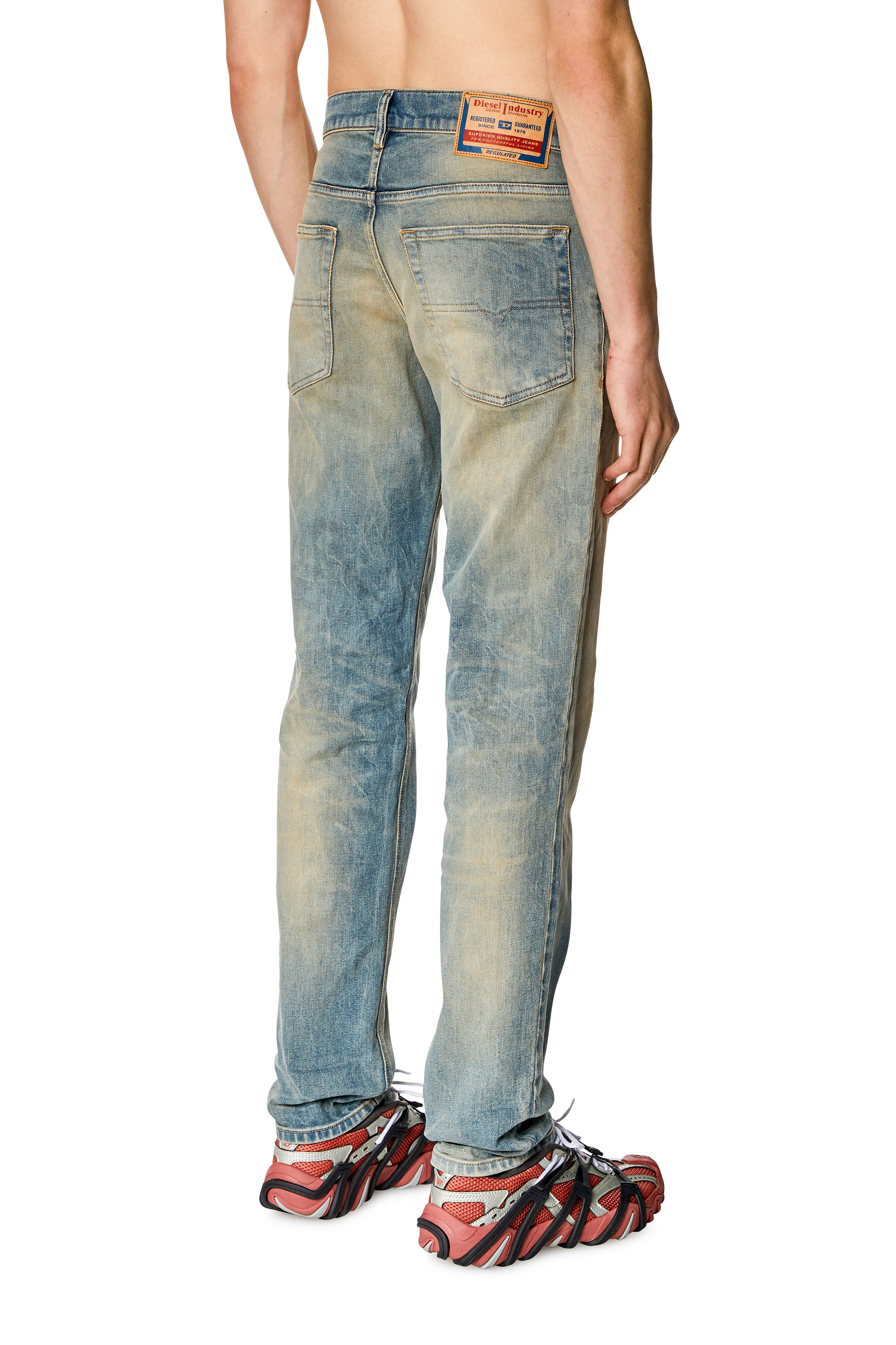 Diesel - Man Tapered Jeans 2023 D-Finitive 09H78, Medium blue - Image 3