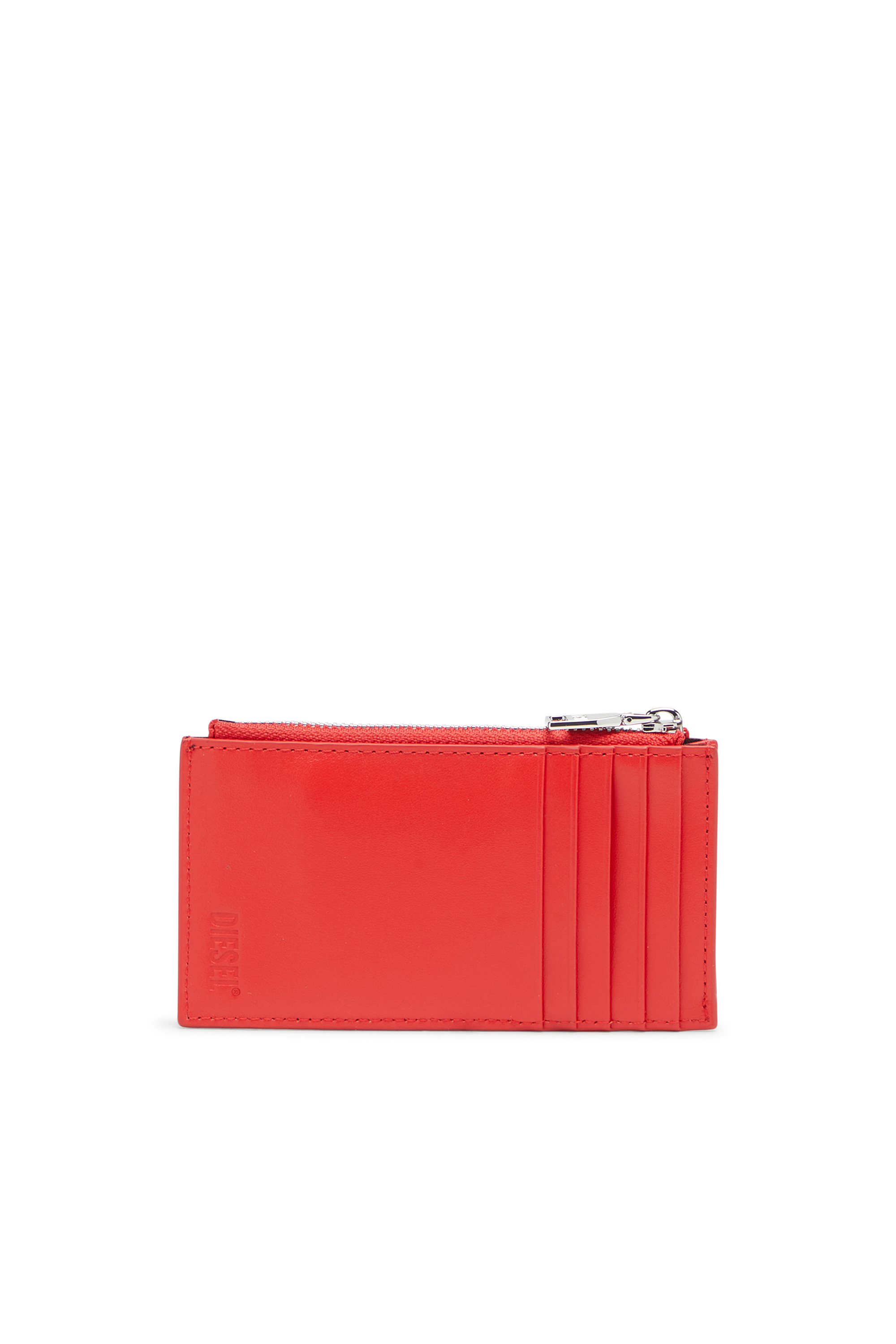 Diesel - PLAY CARD HOLDER III, Woman's Card holder with glossy finish in Red - 2