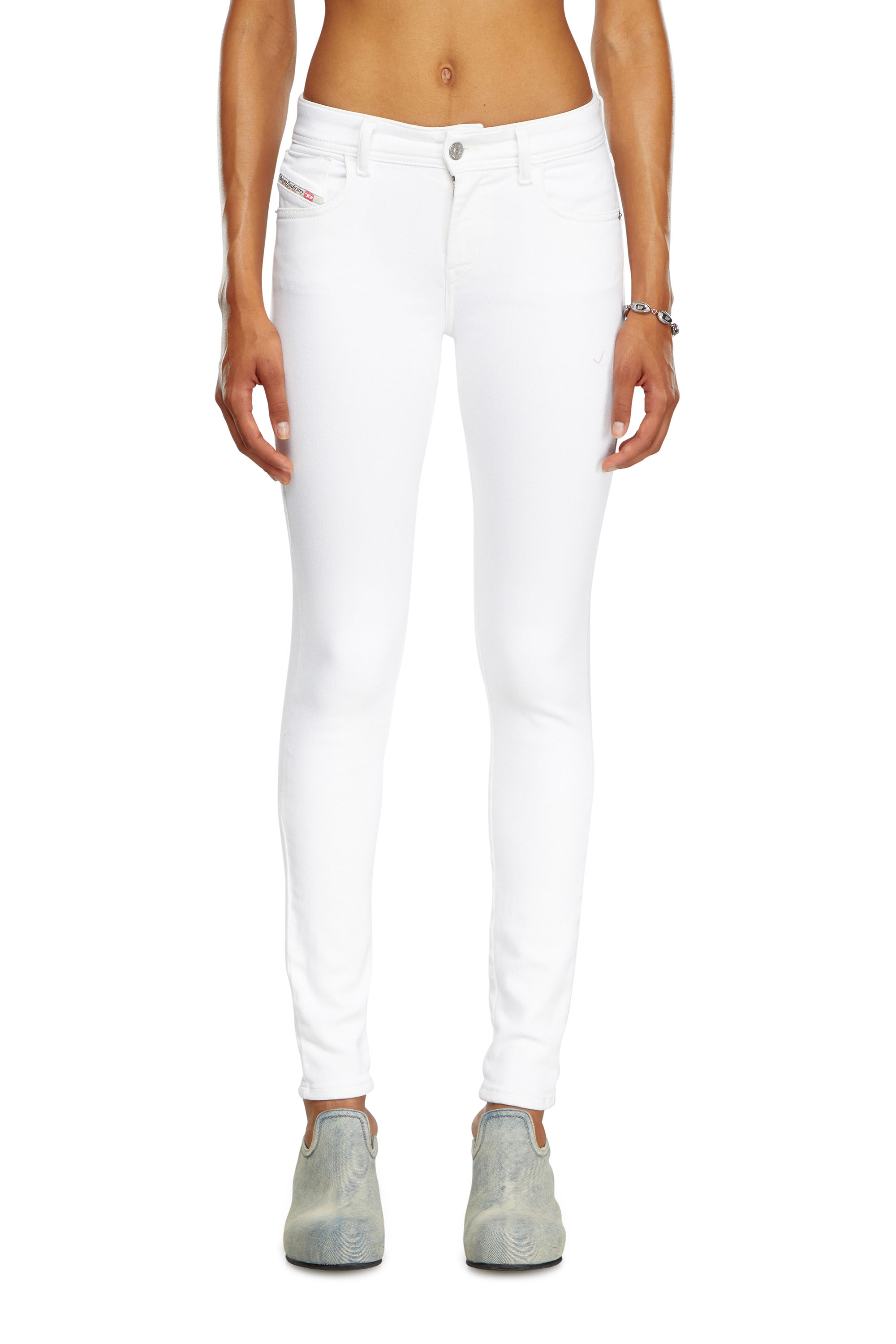 Skinny Jeans 2017 Slandy 09F90, White Diesel - Woman's Skinny Jeans 2017 Slandy 09F90, White - 3
