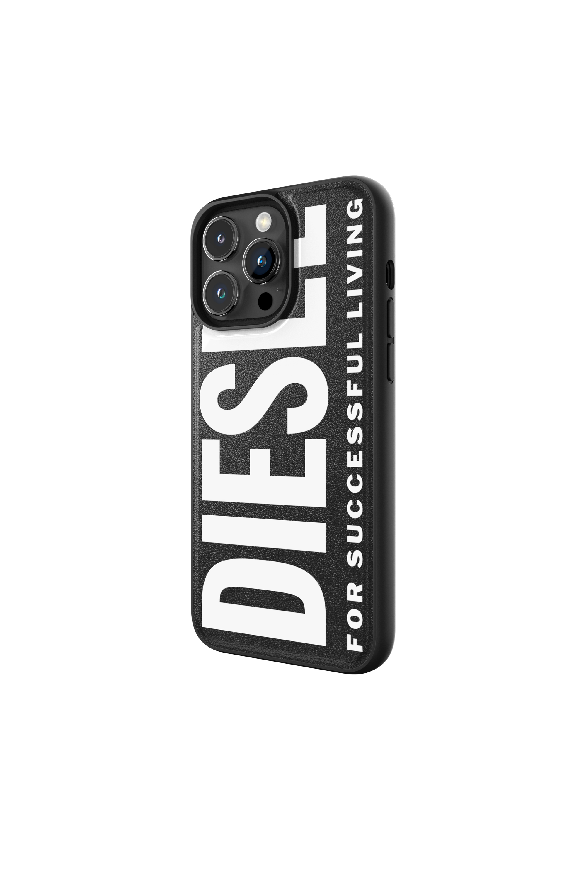Diesel - 54168 MOULDED CASE, Unisex Moulded case cover iP15 Pro Max in Black - Image 4