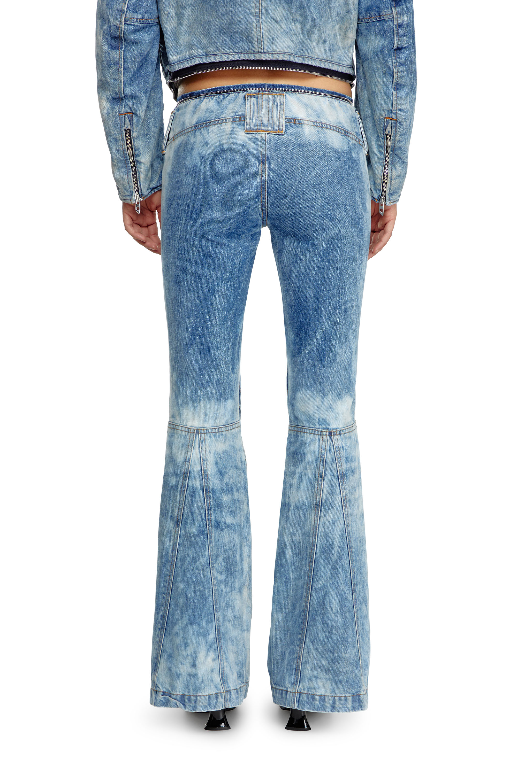 Diesel - Woman Straight Jeans D-Gen 0PGAM, Light Blue - Image 2