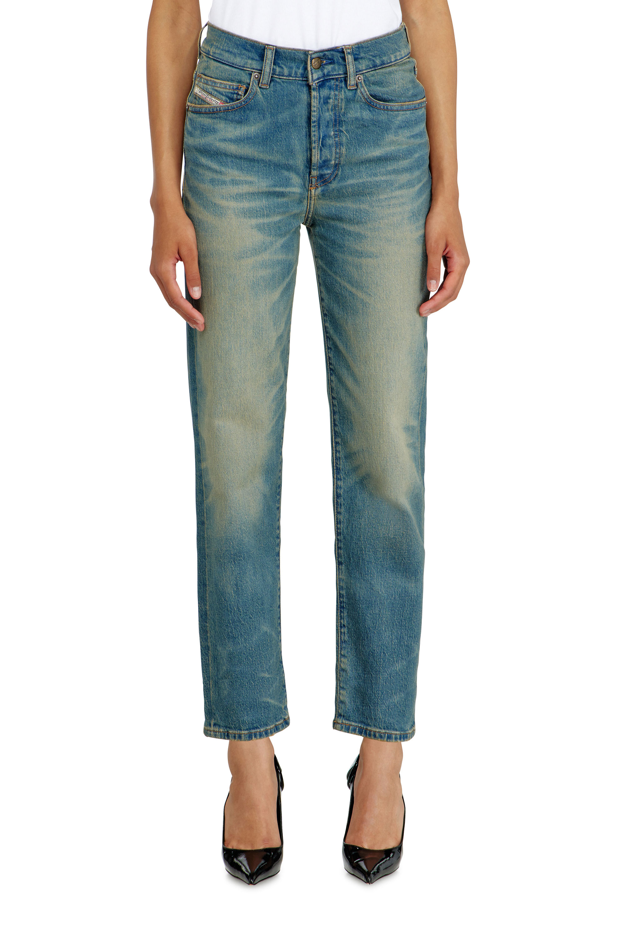 Diesel - Woman's Regular Jeans 1981 D-Went 0KBBP, Medium blue - 2