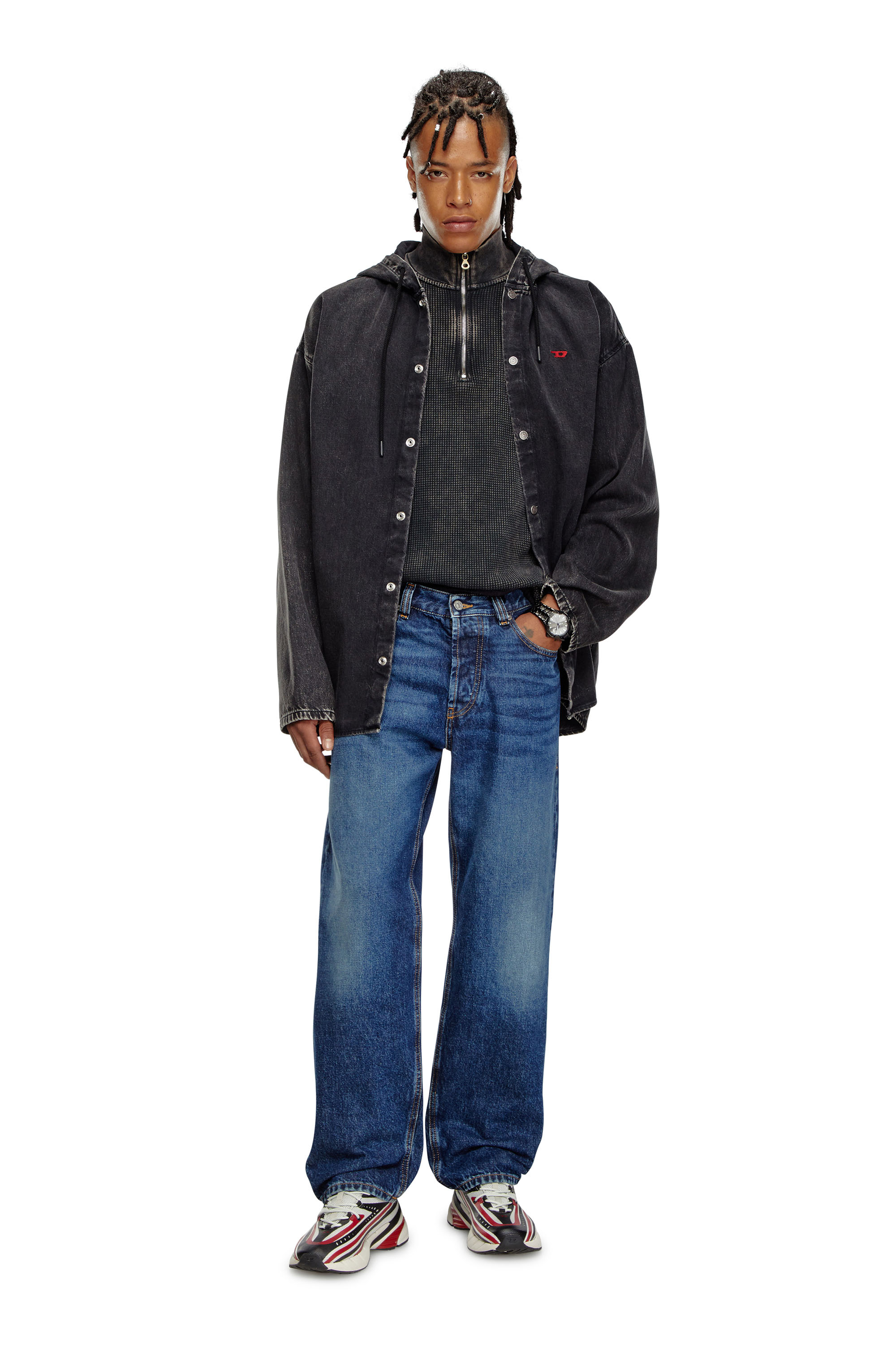 Diesel - Man's Regular Jeans 2010 D-Macs 09I27, Dark Blue - 2