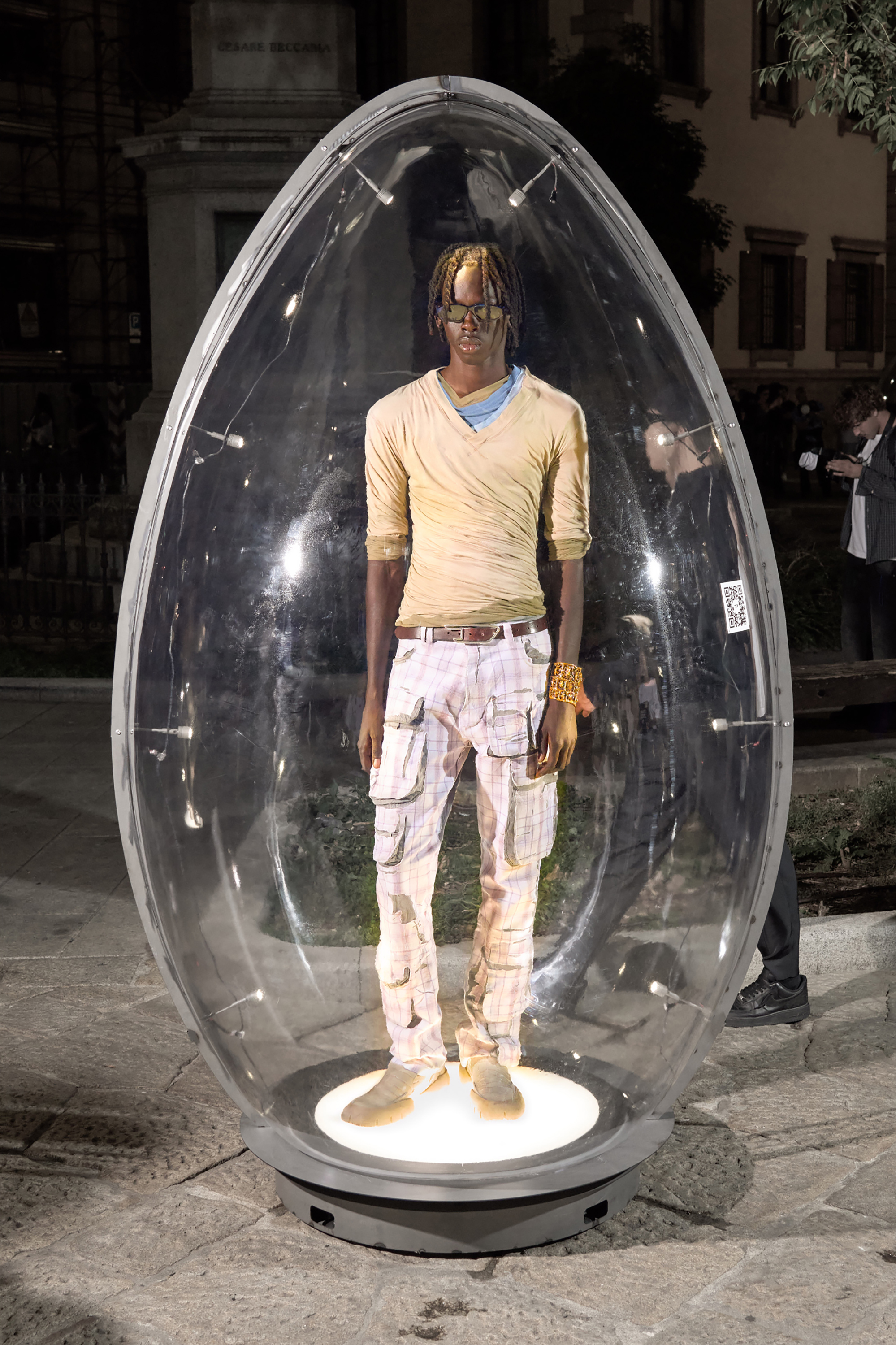 Diesel - Man's Slim Jeans D-DAREK 068WA, Light Grey - 6