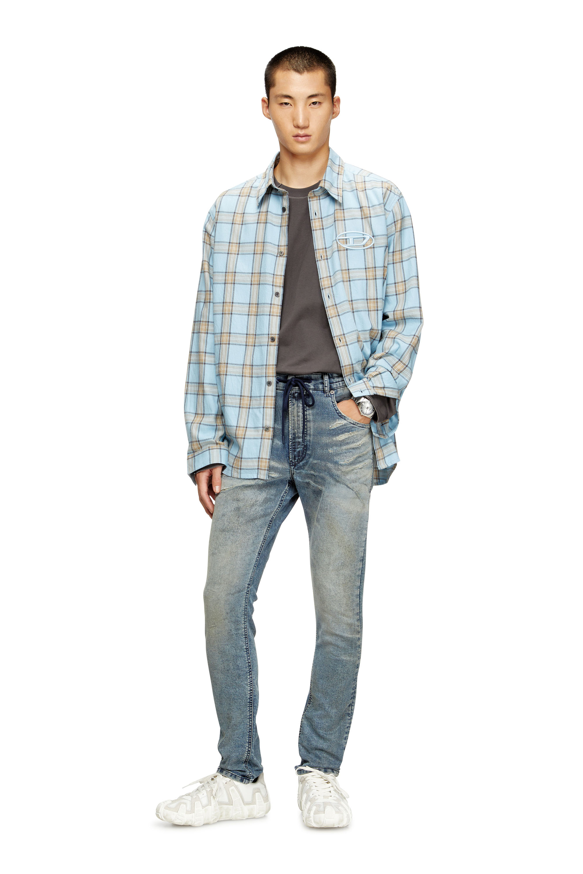 Regular 2032 D-Krooley Joggjeans® 09M37, Medium blue Diesel - Man's Regular 2032 D-Krooley Joggjeans® 09M37, Medium blue - 1