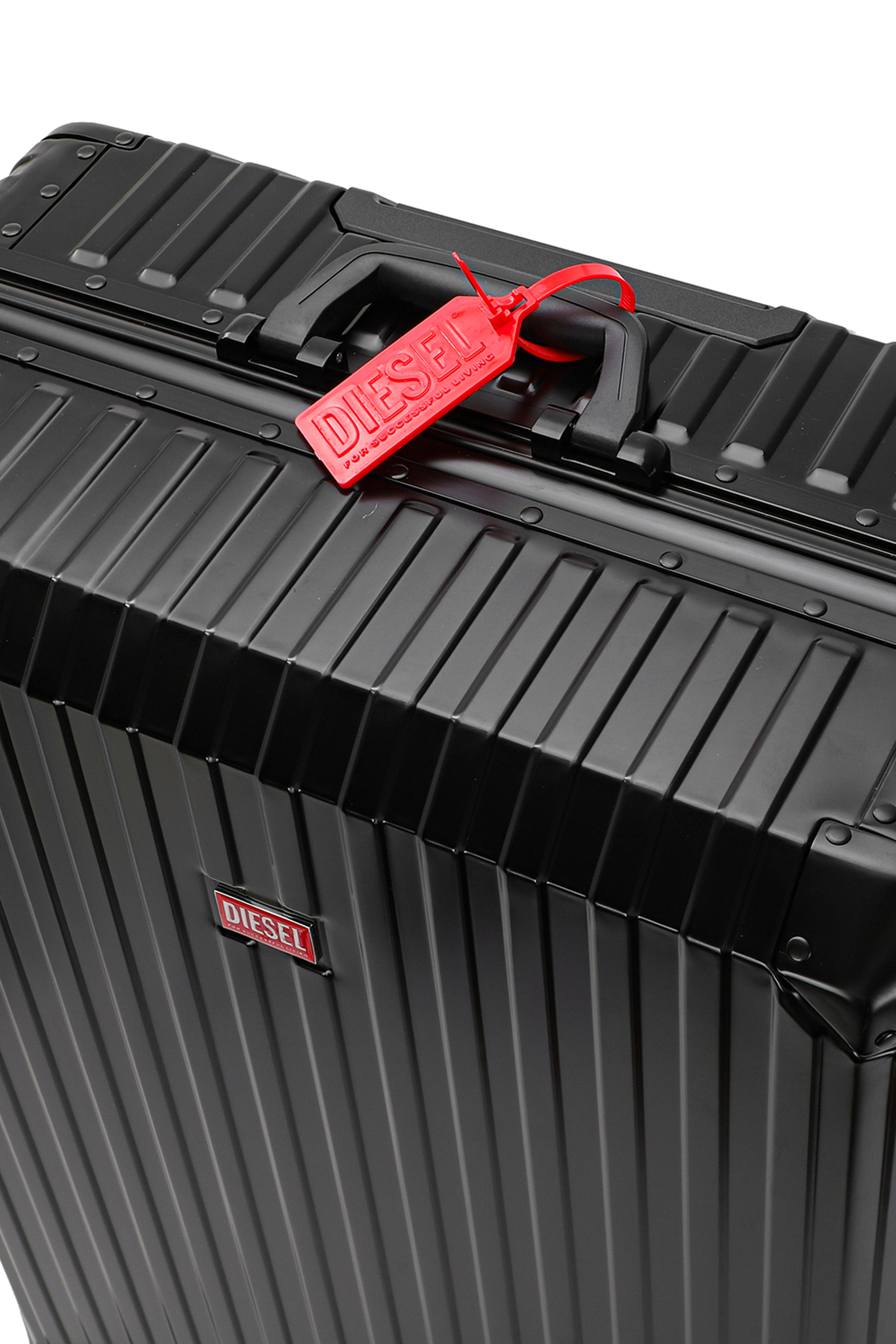 Diesel - DIESEL ALUMINUM TROLLEY- DSL002, Unisex's Aluminum suitcase size L in Black - 2