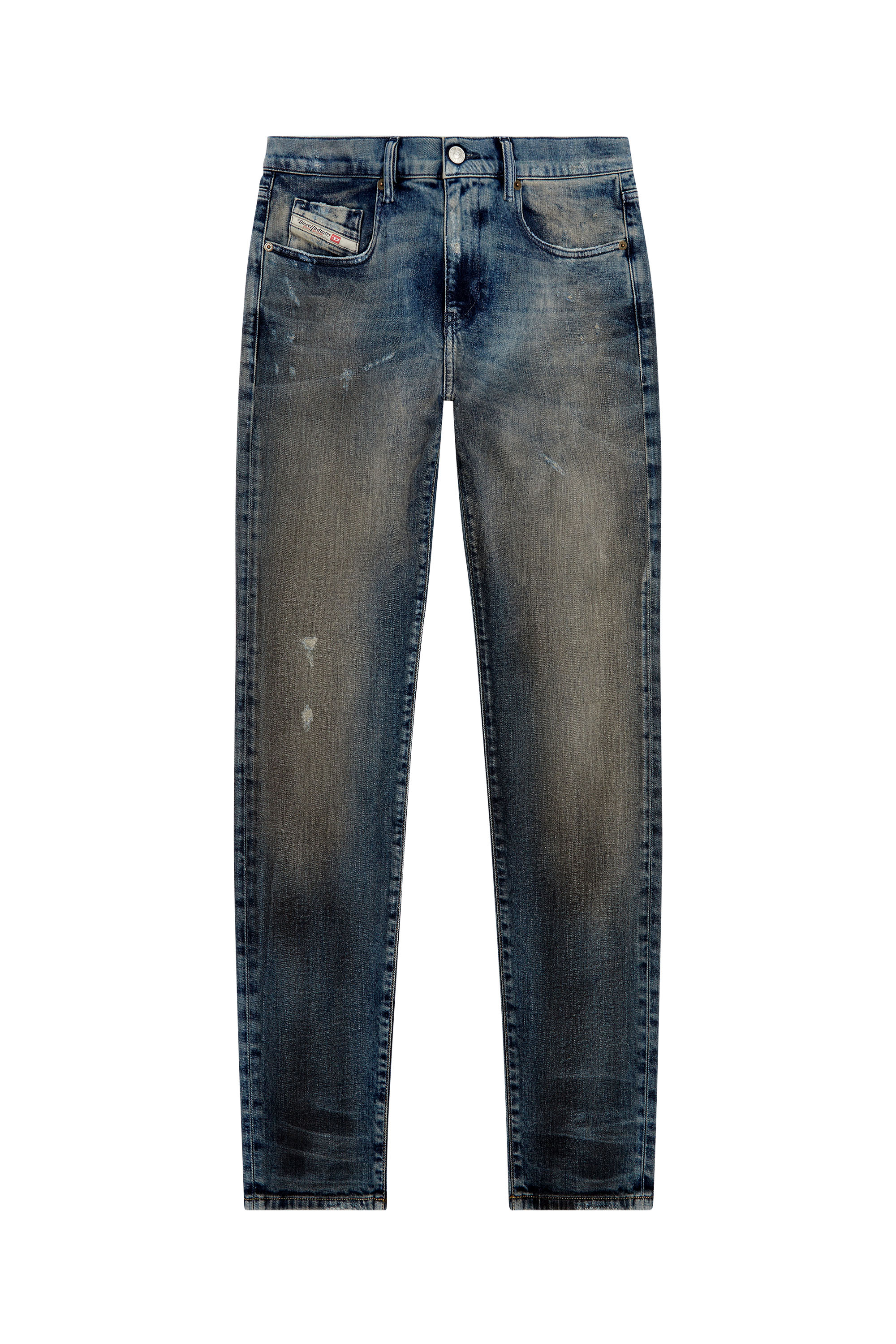Diesel - Slim Jeans 2019 D-Strukt 09H54, Dark Blue - Image 5