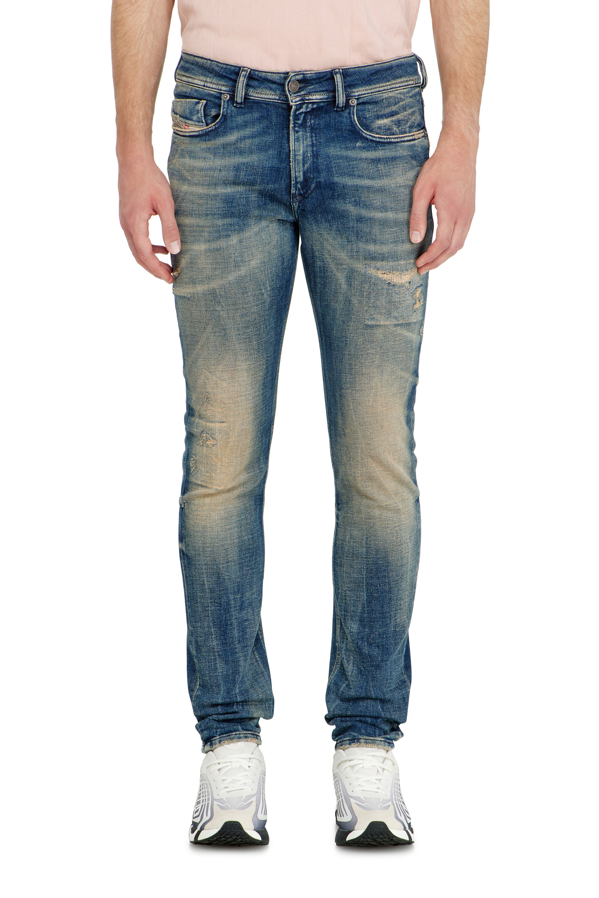 Diesel - Man's Skinny Jeans 1979 Sleenker 09P68, Dark Blue - 1