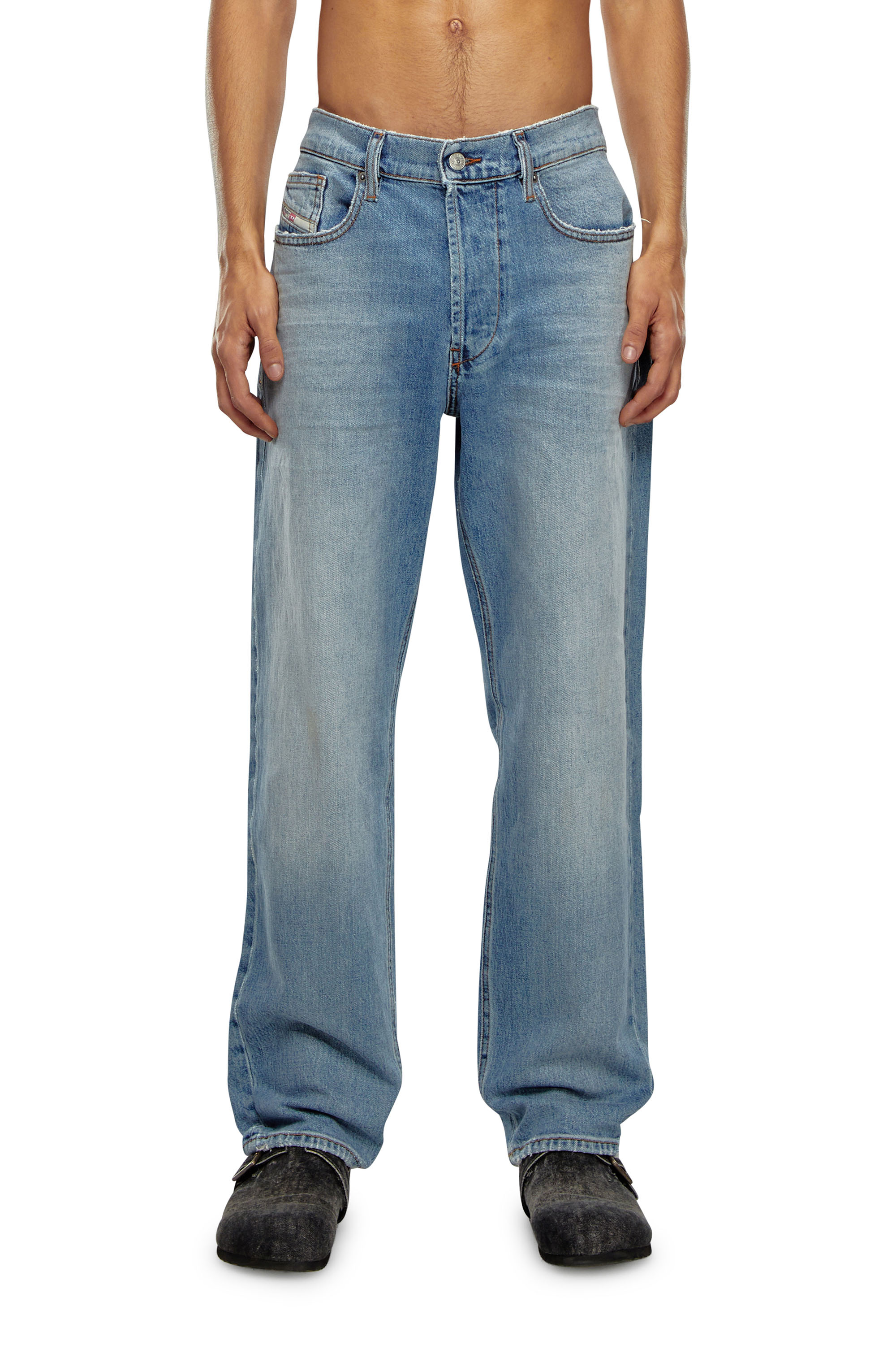 Diesel - Man Straight Jeans 2010 D-Macs 0DQAD, Light Blue - Image 1